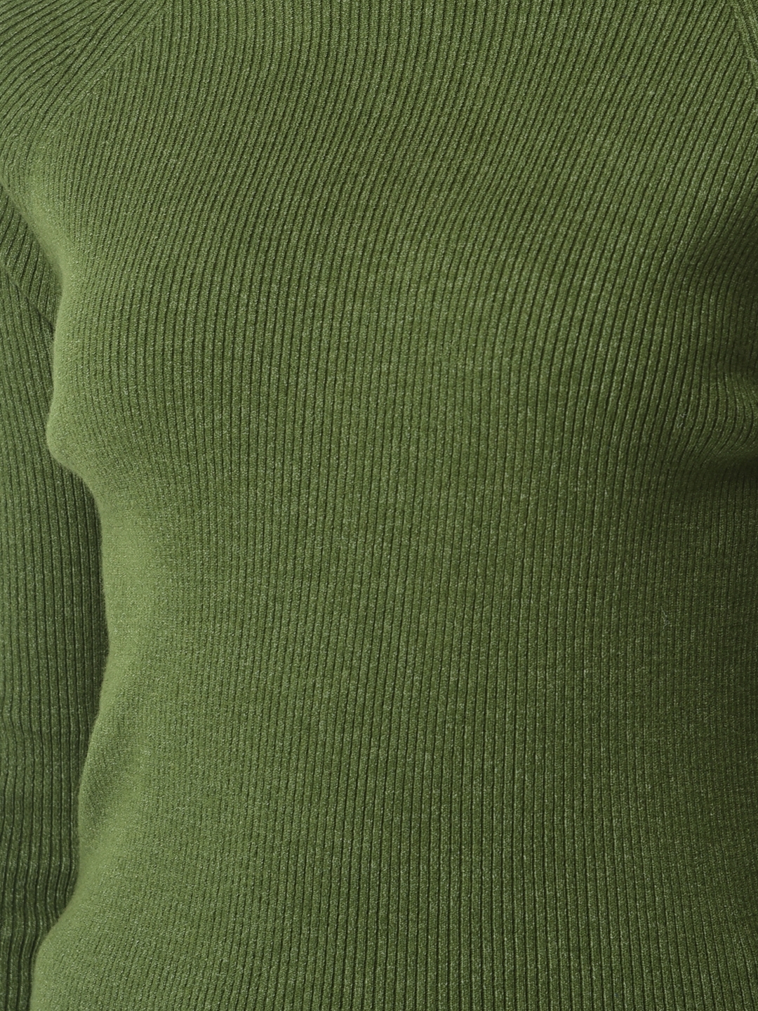 Crimsoune Club | Crimsoune Club Women Fitted Green Sweater 6