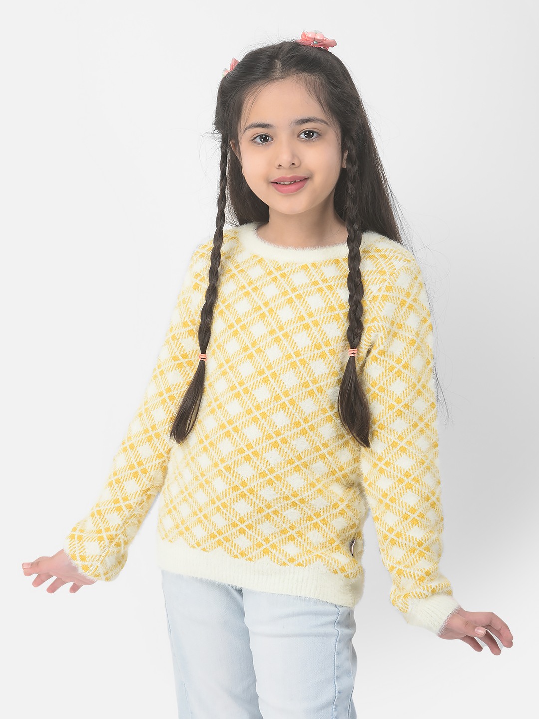 Girls mustard hot sale sweater