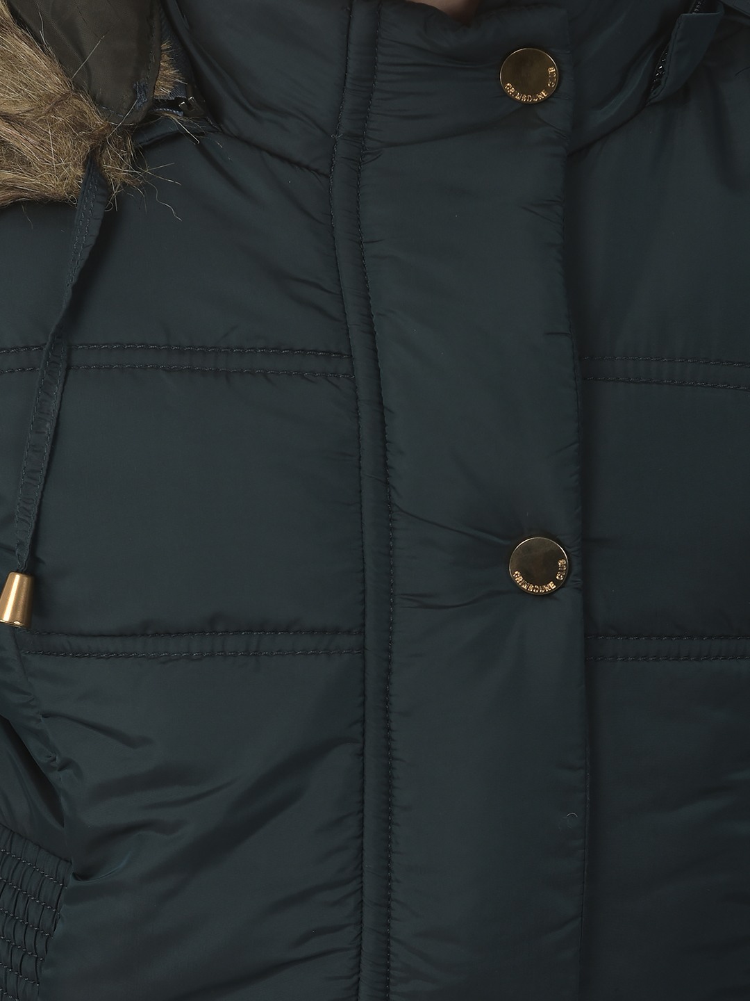 Crimsoune Club | Crimsoune Club Girls Emerald Green Padded Jacket 5