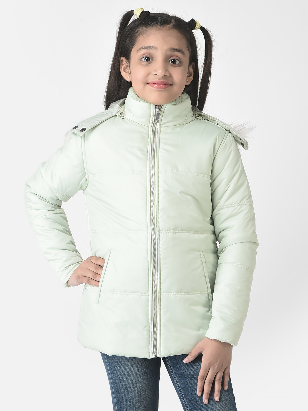 Girls' Solid Parka Jacket - Cat & Jack™ Olive Green Xxl : Target