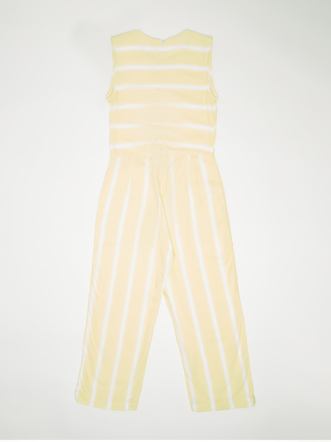 Crimsoune Club | Crimsoune Club Girls Yellow Striped Jumpsuit 1