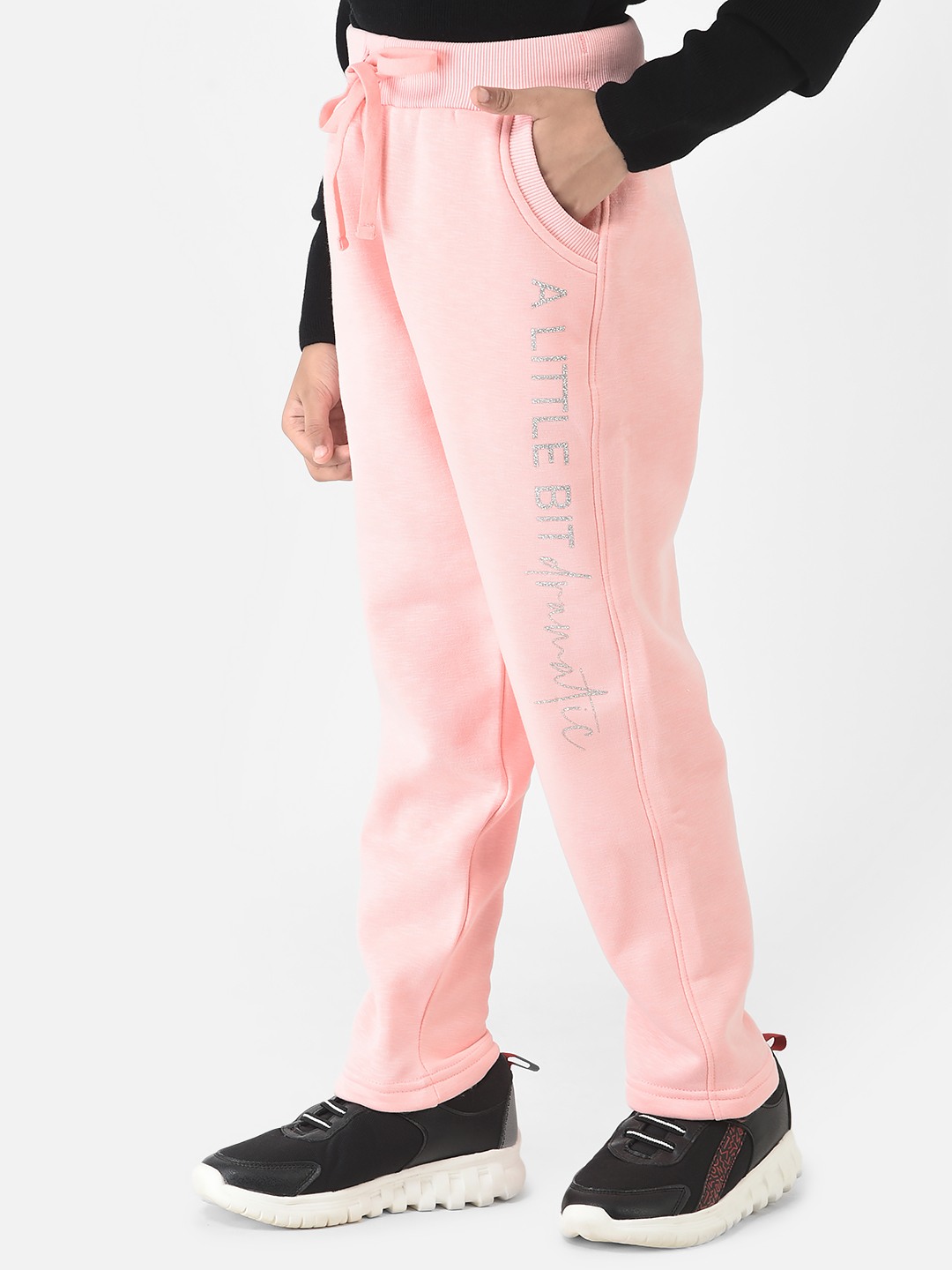 Light pink track discount pants