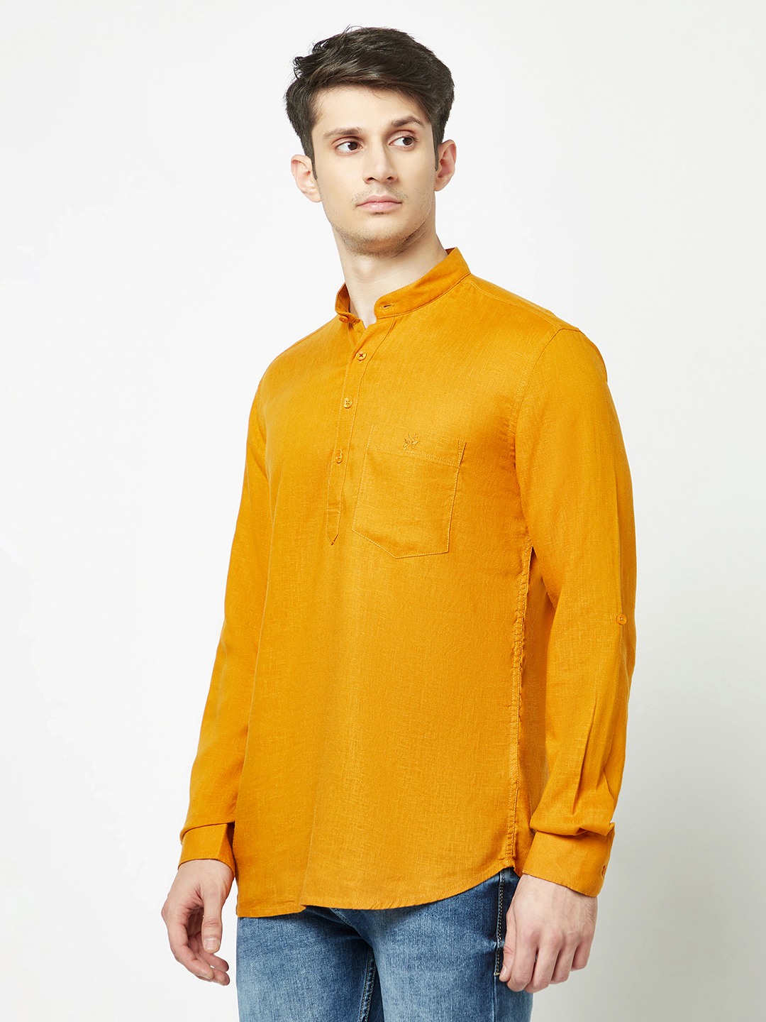 Mustard shirt outfit on sale men