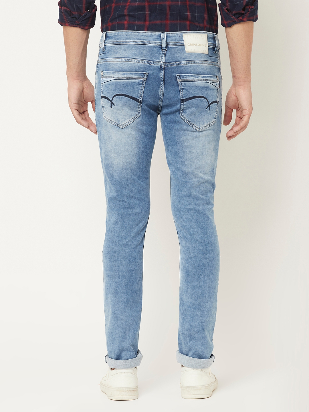 CRIMSOUNE CLUB Jeans : Buy CRIMSOUNE CLUB Men Slim-fitting Blue Jeans  Online | Nykaa Fashion