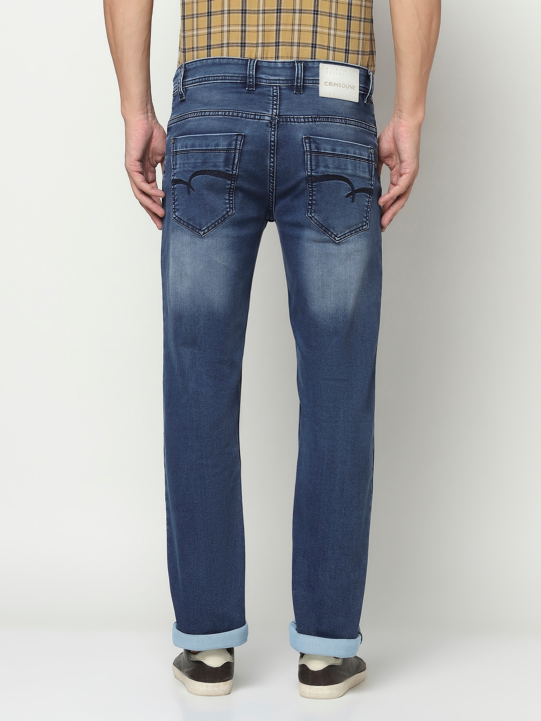 Buy Crimsoune Club Men Grey Urban Slim Fit Light Fade Stretchable Cotton  Jeans - Jeans for Men 19719152 | Myntra