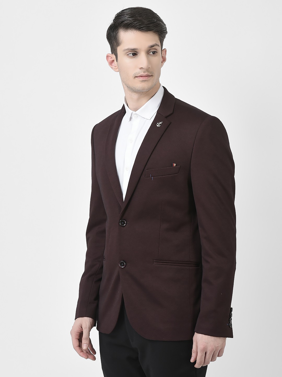 Crimsoune Club Men Wine Blazer Crimsoune Club