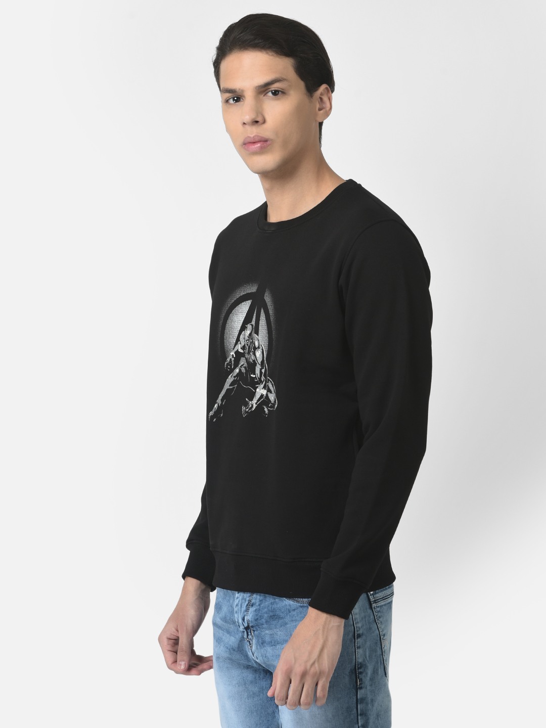 Crimsoune Club Men Superhero Sweatshirt in Pullover Style 