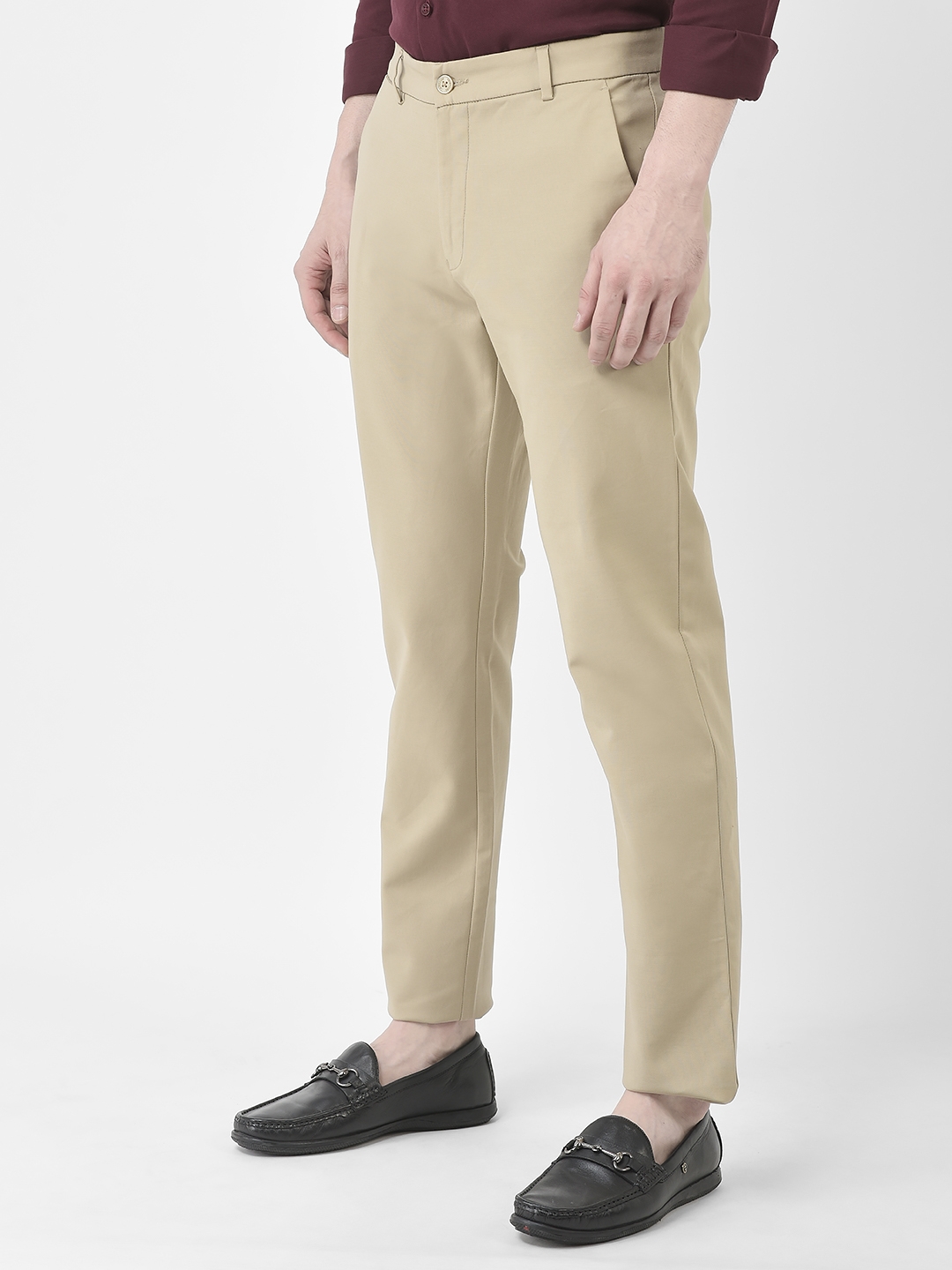 Buy Crimsoune Club Men Green Trousers - 30 at Amazon.in