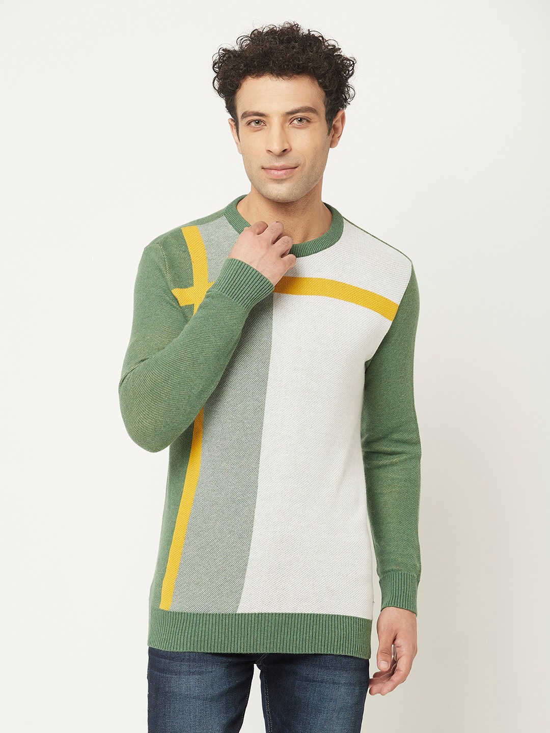 Multi coloured sweater outlet