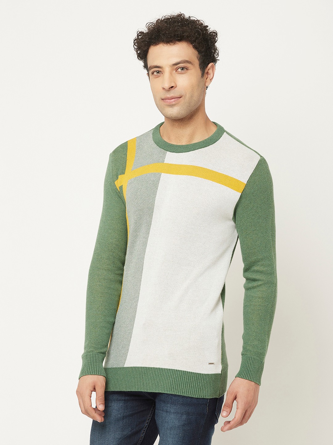 Multi coloured sweater top