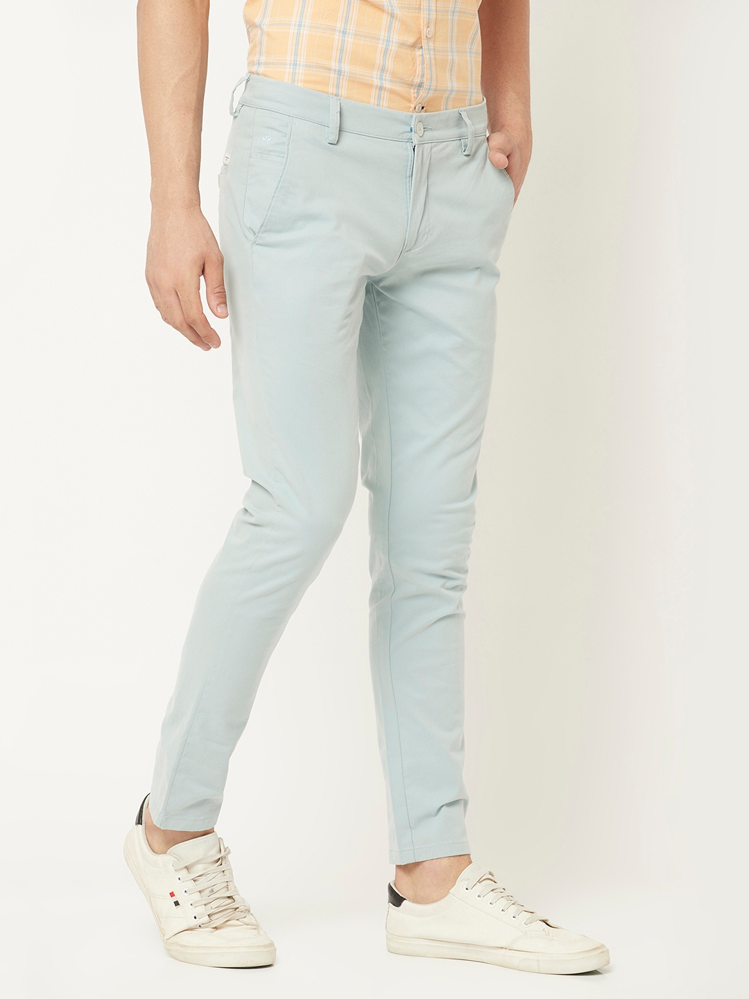Chic Light Blue Pants - Cropped Pants - Trouser Pants - $59.00 - Lulus