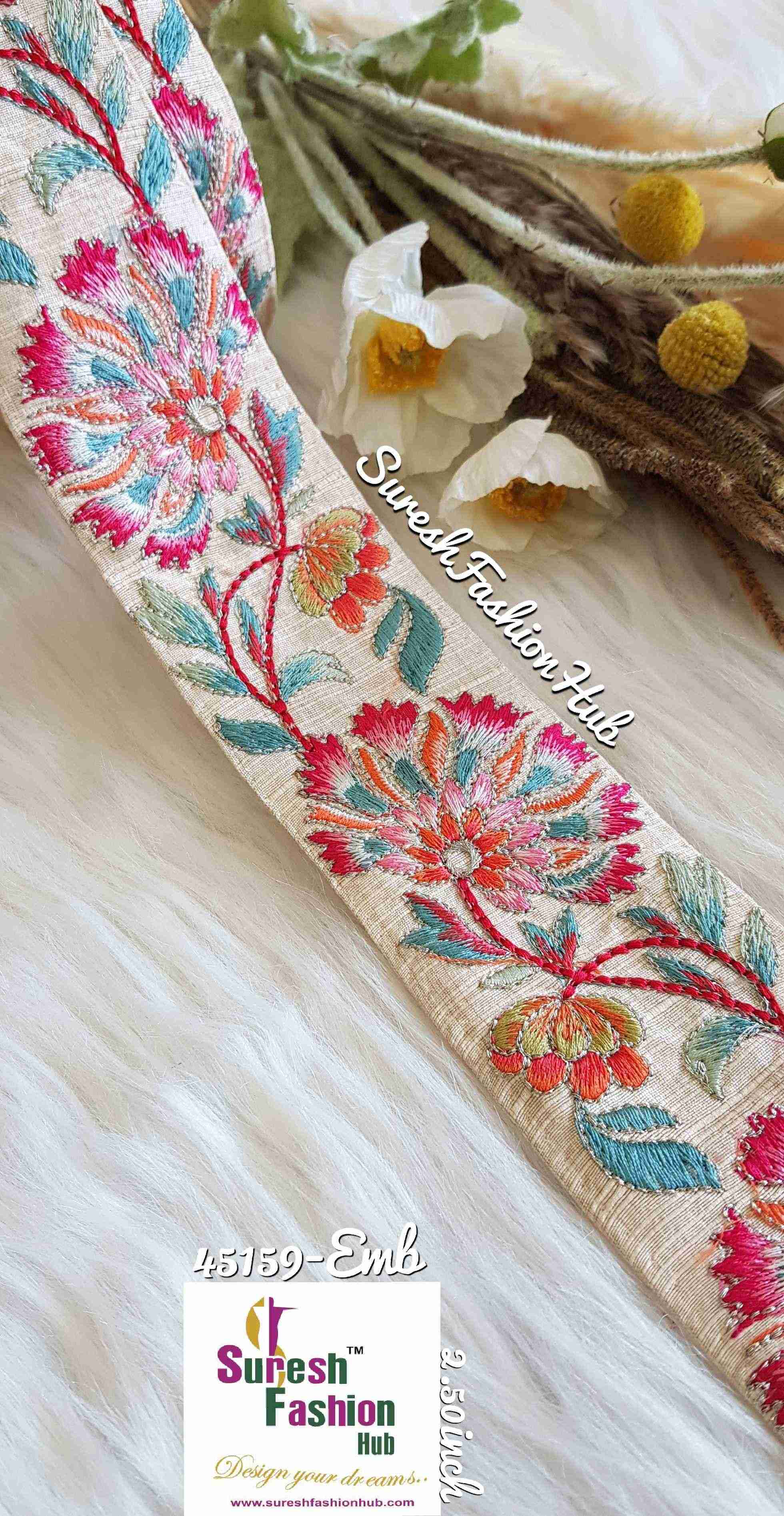 Lustrous Threads  Embroidery Trim