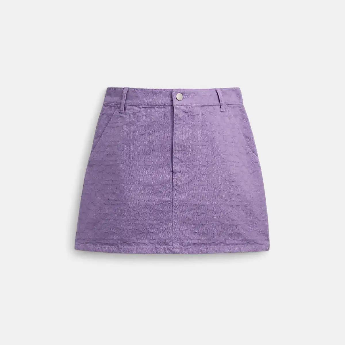 Signature Denim Skirt