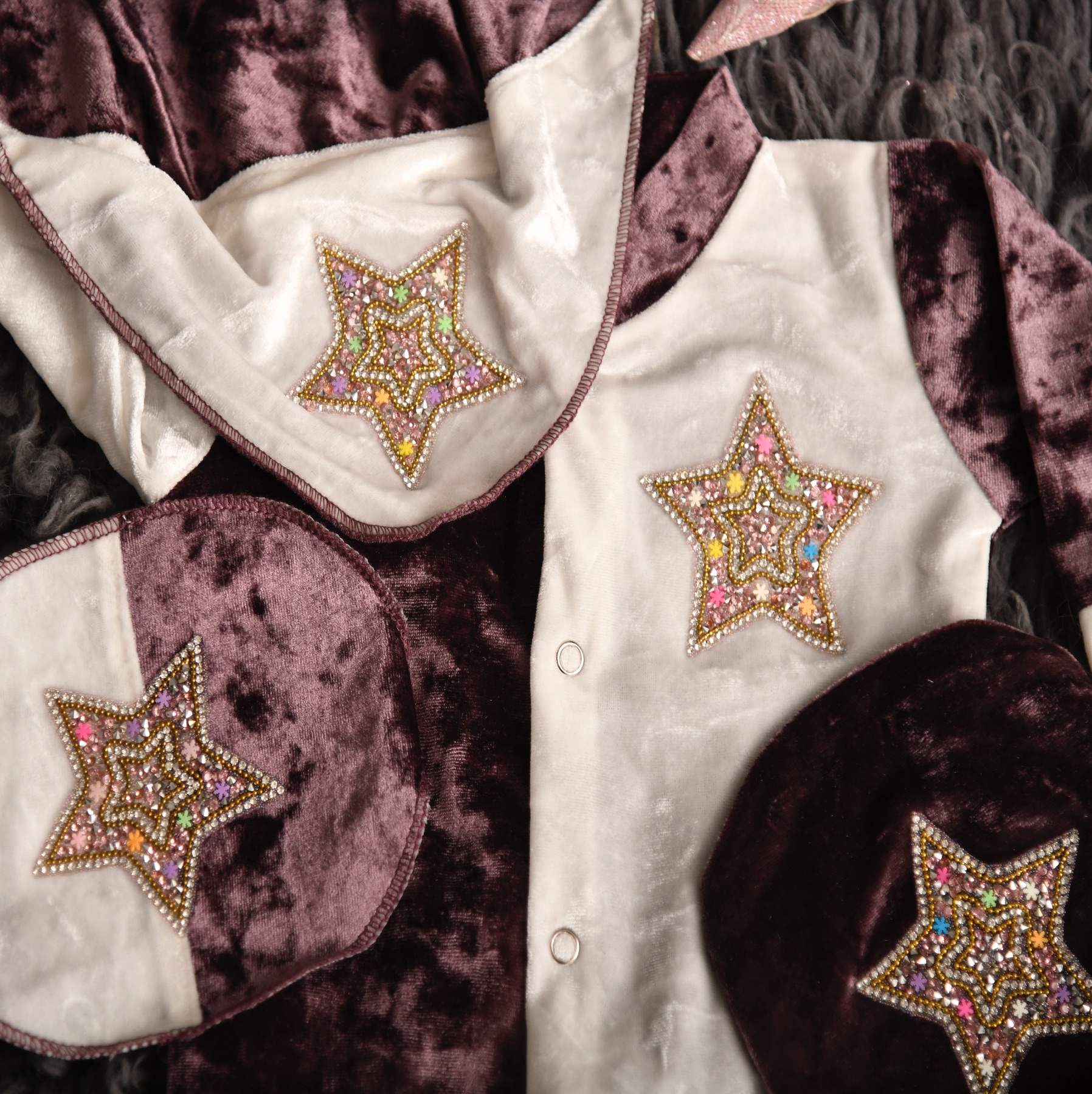 Rainbow Star Romper