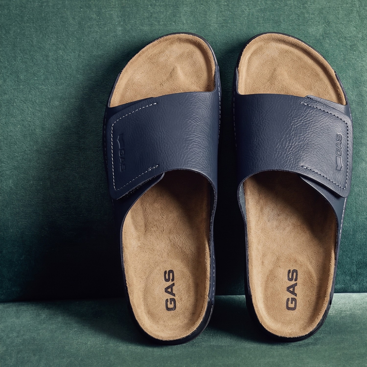 Men Aeroflusso Blue Slides