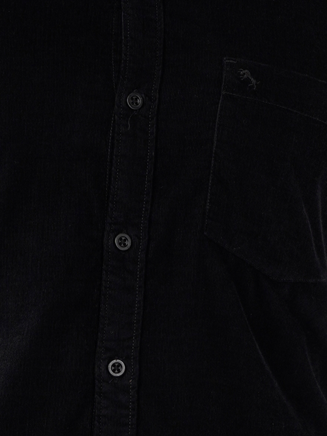 D'cot by Donear Men's Black Cotton Casual Shirts