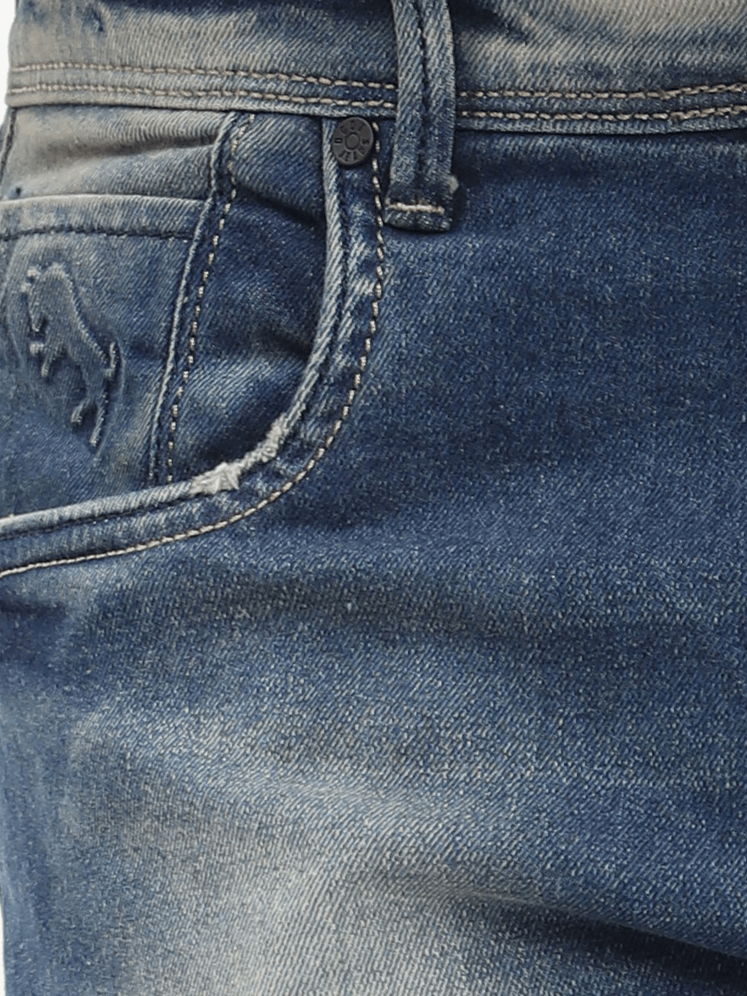 D'cot by Donear | D'cot by Donear Men's Blue Cotton Jeans 4