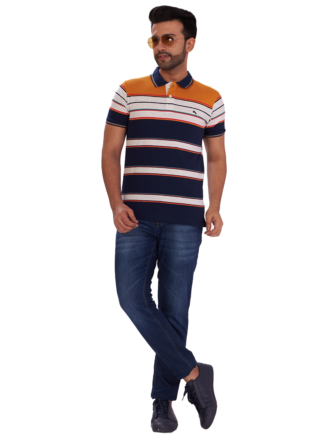 D'cot by Donear | D'cot by Donear Men's Multi Polycotton T-Shirts 4