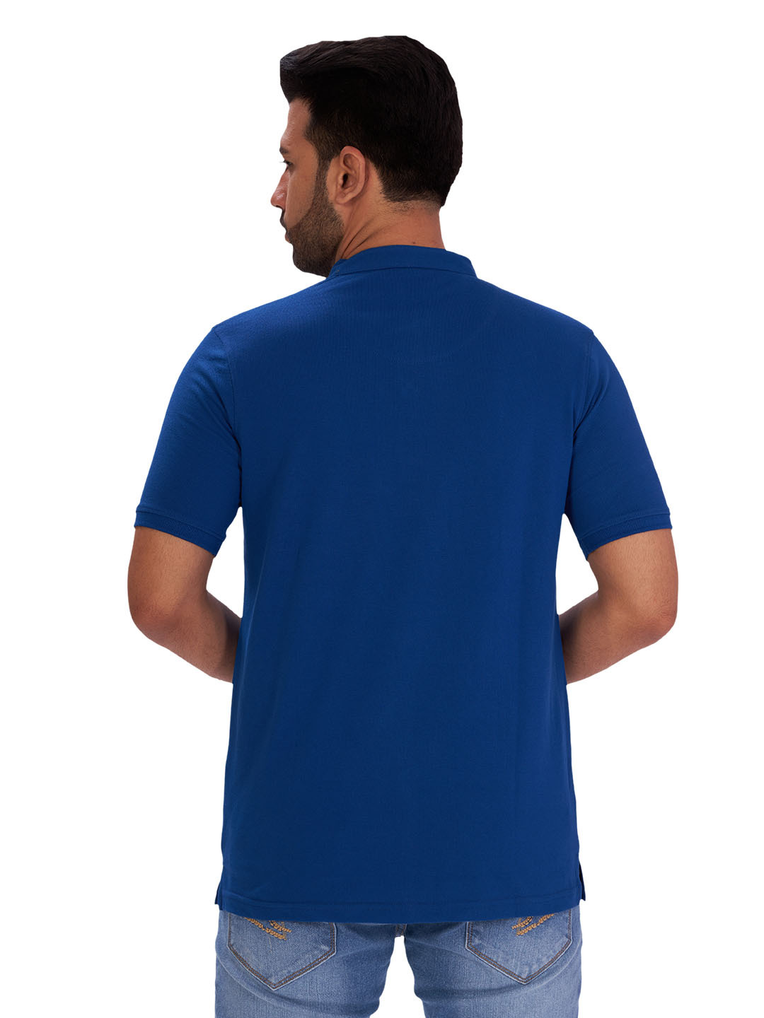 D'cot by Donear Men's Blue Cotton T-Shirts