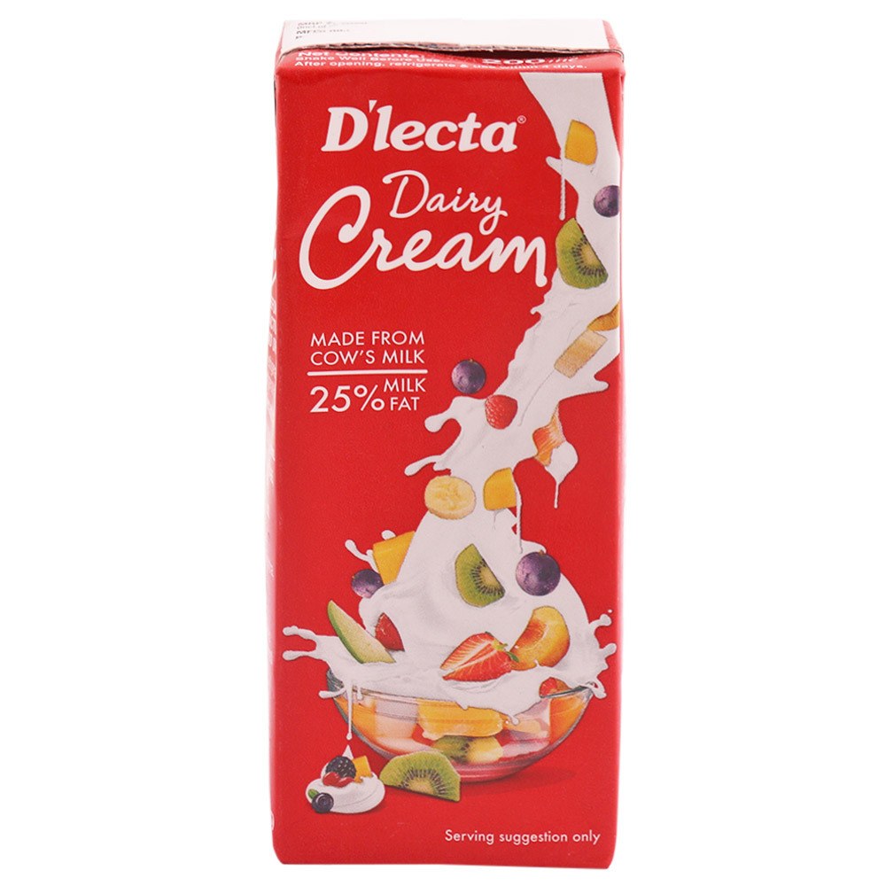 dlecta dairy cream 200 ml tetra pak 