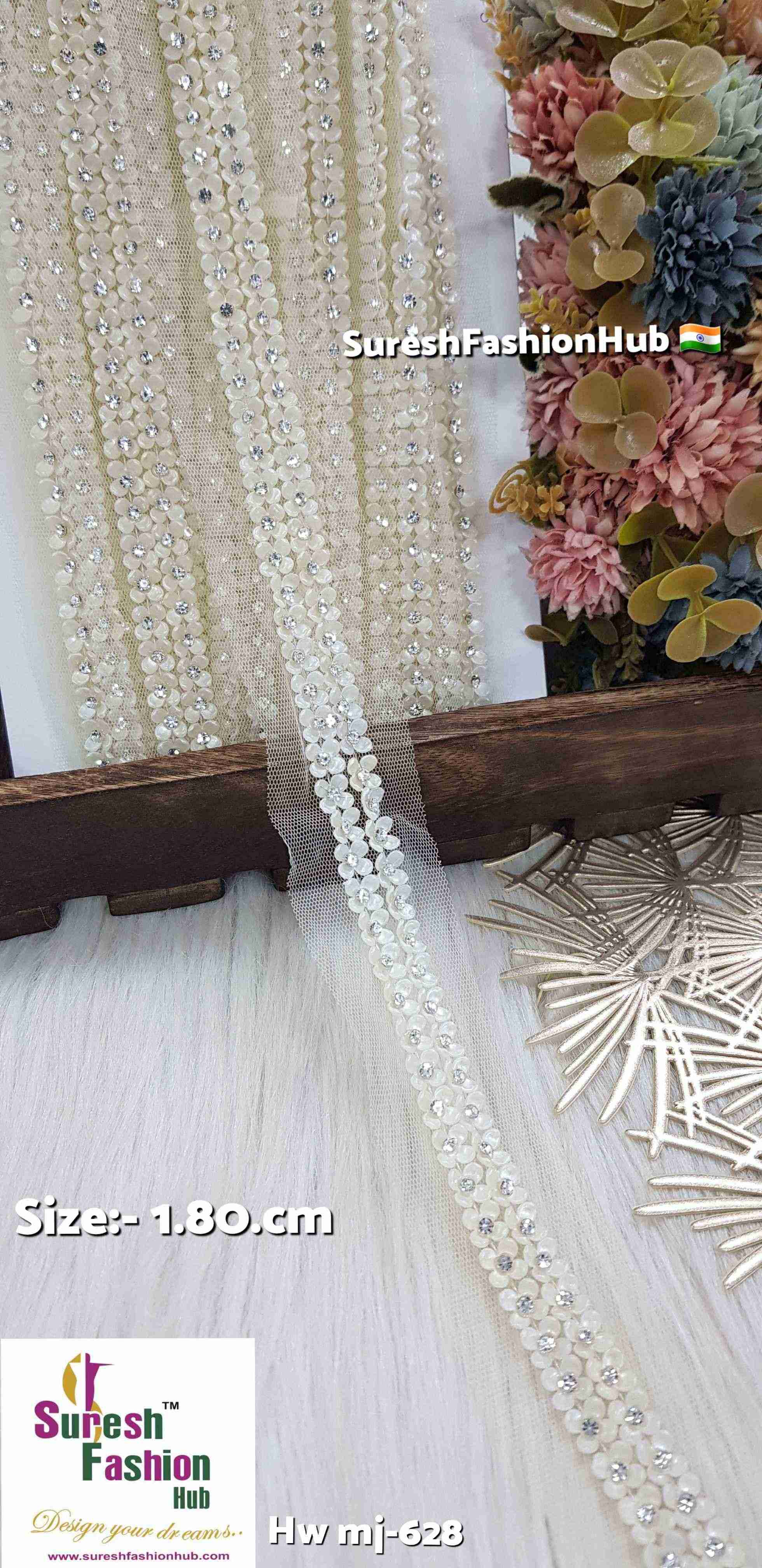 Enchanted Pearl Blossom Lace