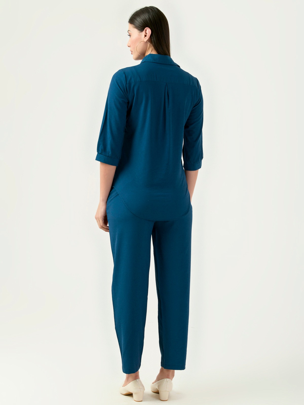 Albion Women Smart Premium Blue Co-ord