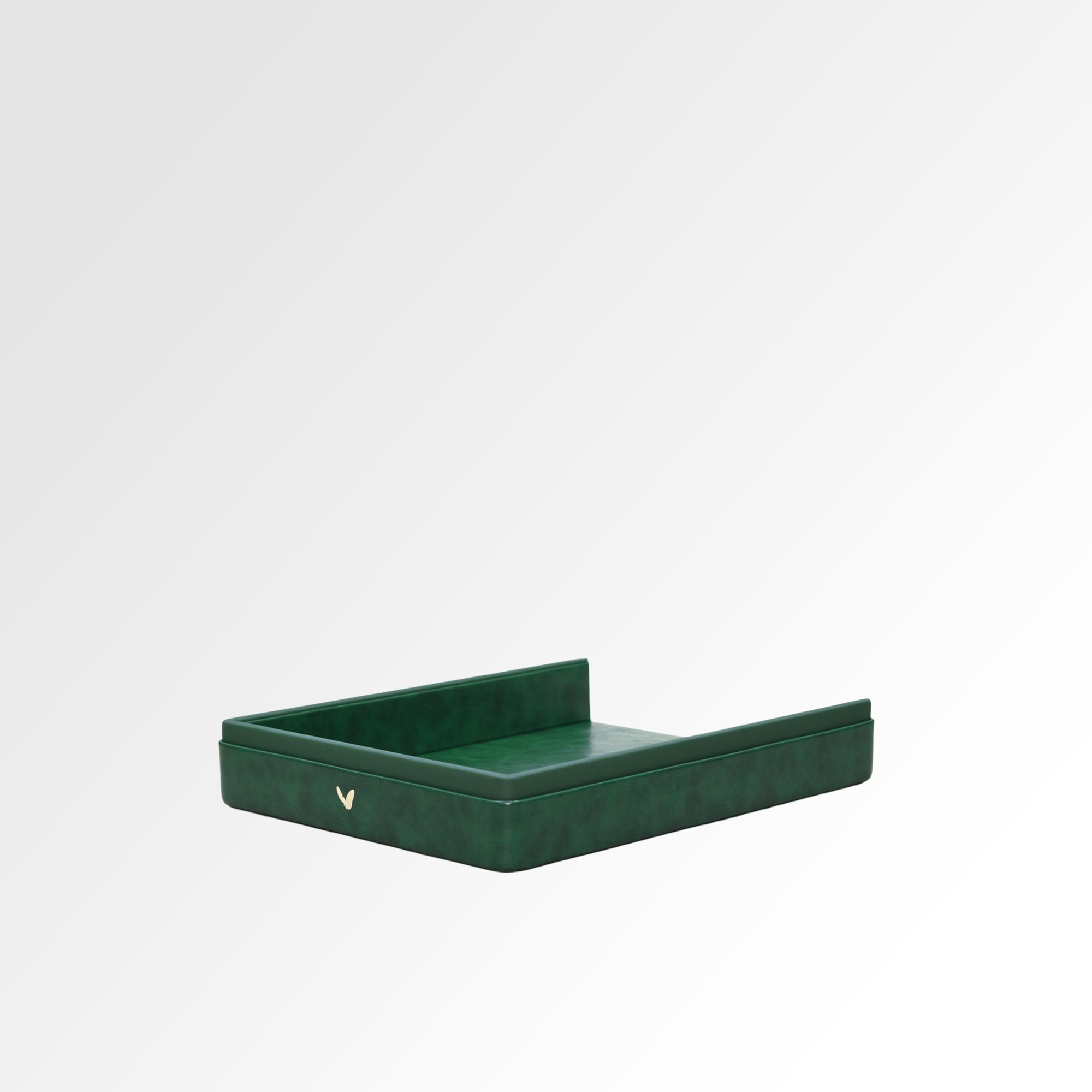 A4 Paper Tray / Letter Tray | Faux Leather | Moderno | Olive Green