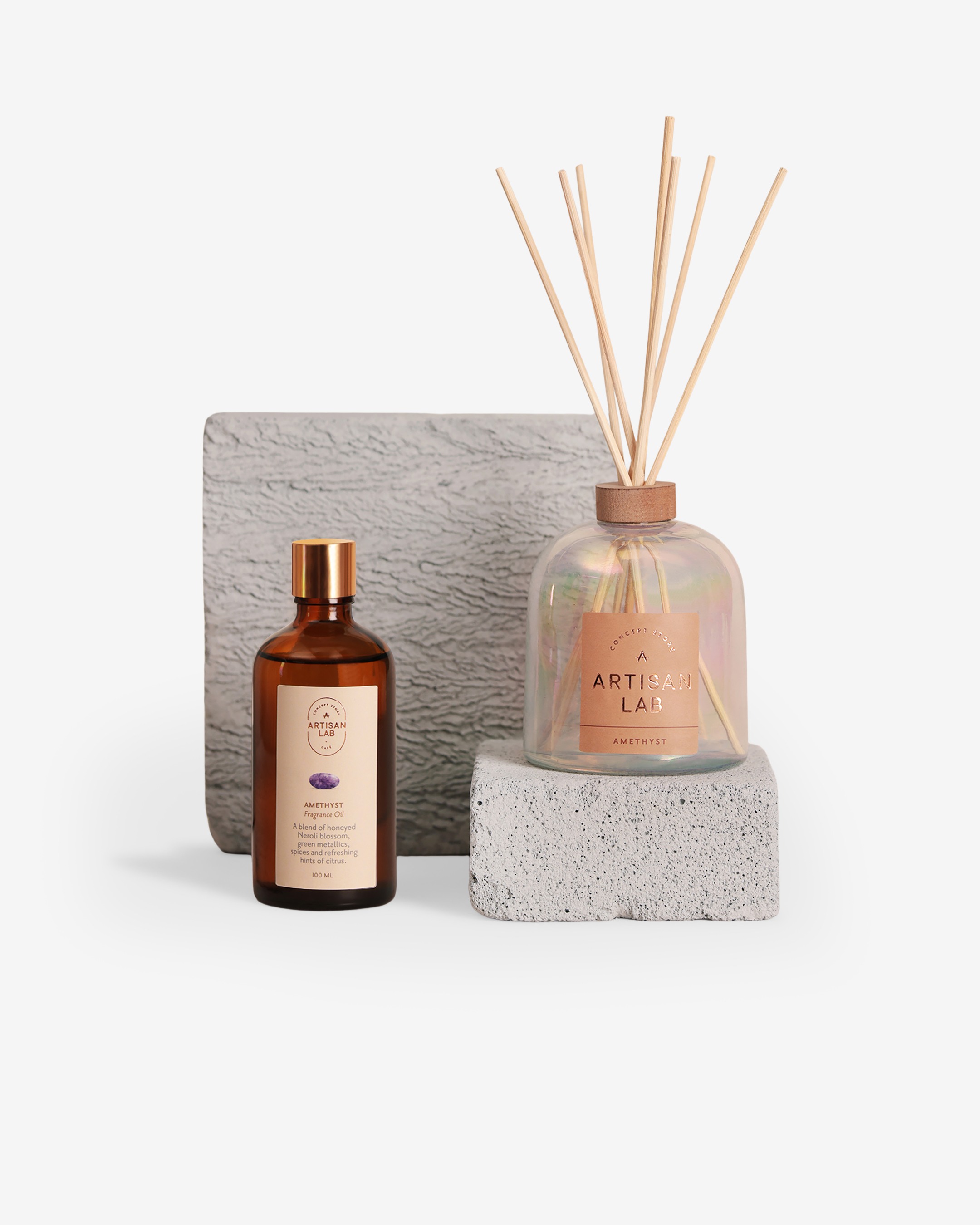 Amethyst Diffuser Set
