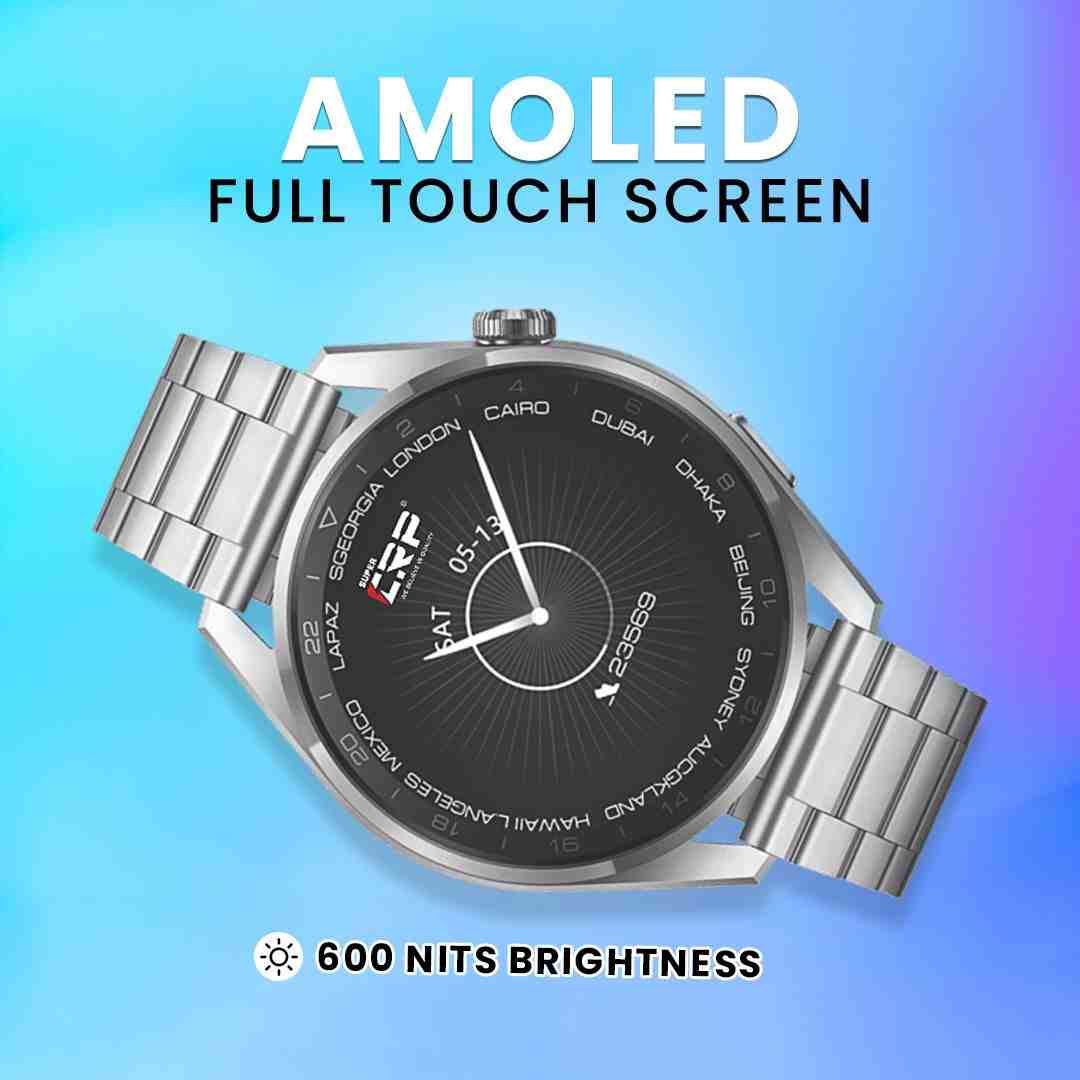 W-1125 SMART WATCH - ROUND DIAL SMART WATCH