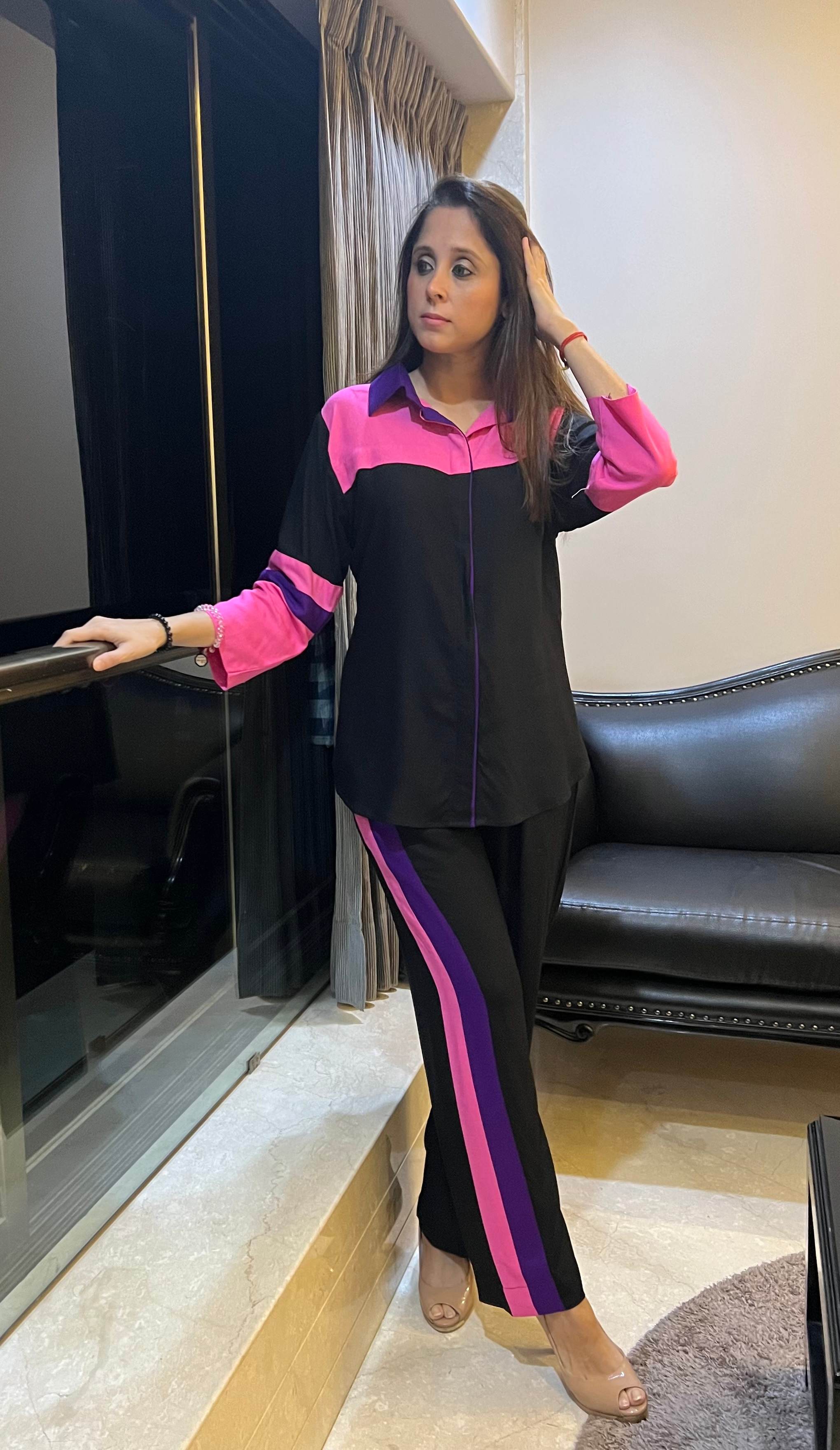 Black and Pink Co-ord