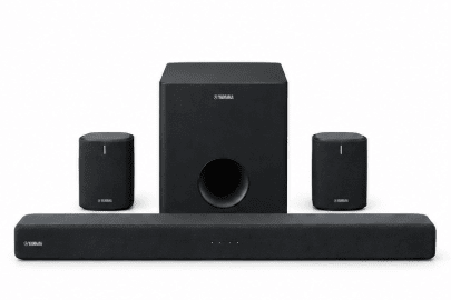 Yamaha TRUE X BAR 50A Dolby Atmos Soundbar Bundle with 1 Subwoofer & 2 WS-X1A Surround Speakers