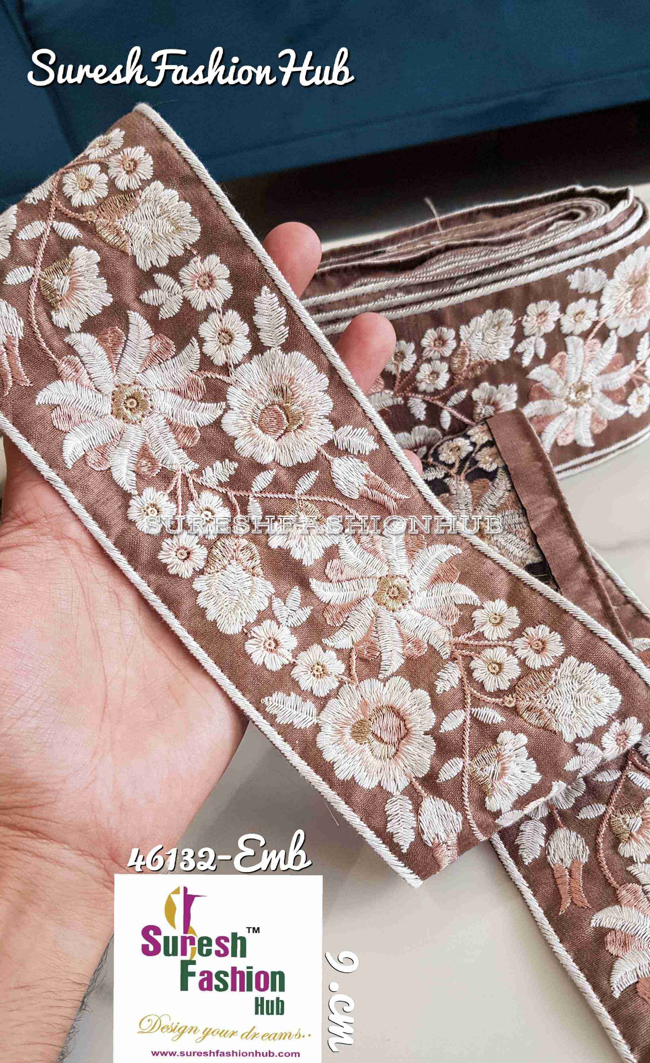 Petal Passion Brown Trim