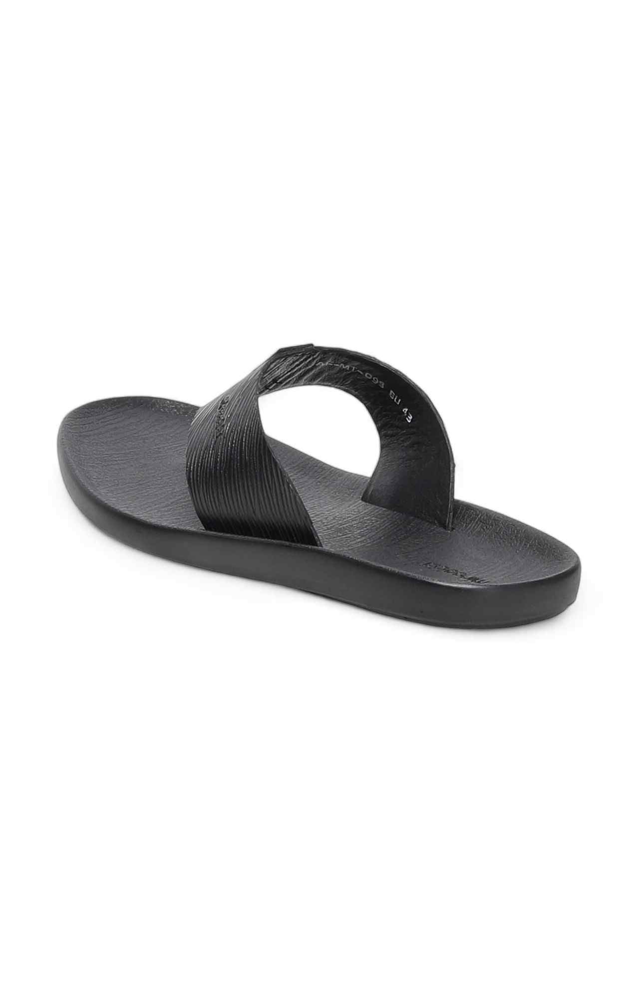 Men Black Casual Chappal