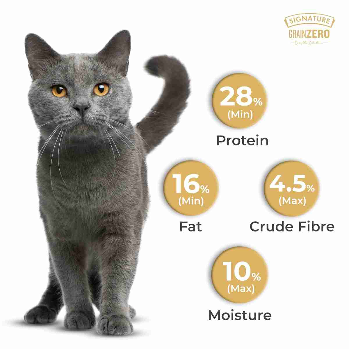 Signature Grain Zero Ocean Fish, Sardine and Mackerel Adult Cat Dry Food
