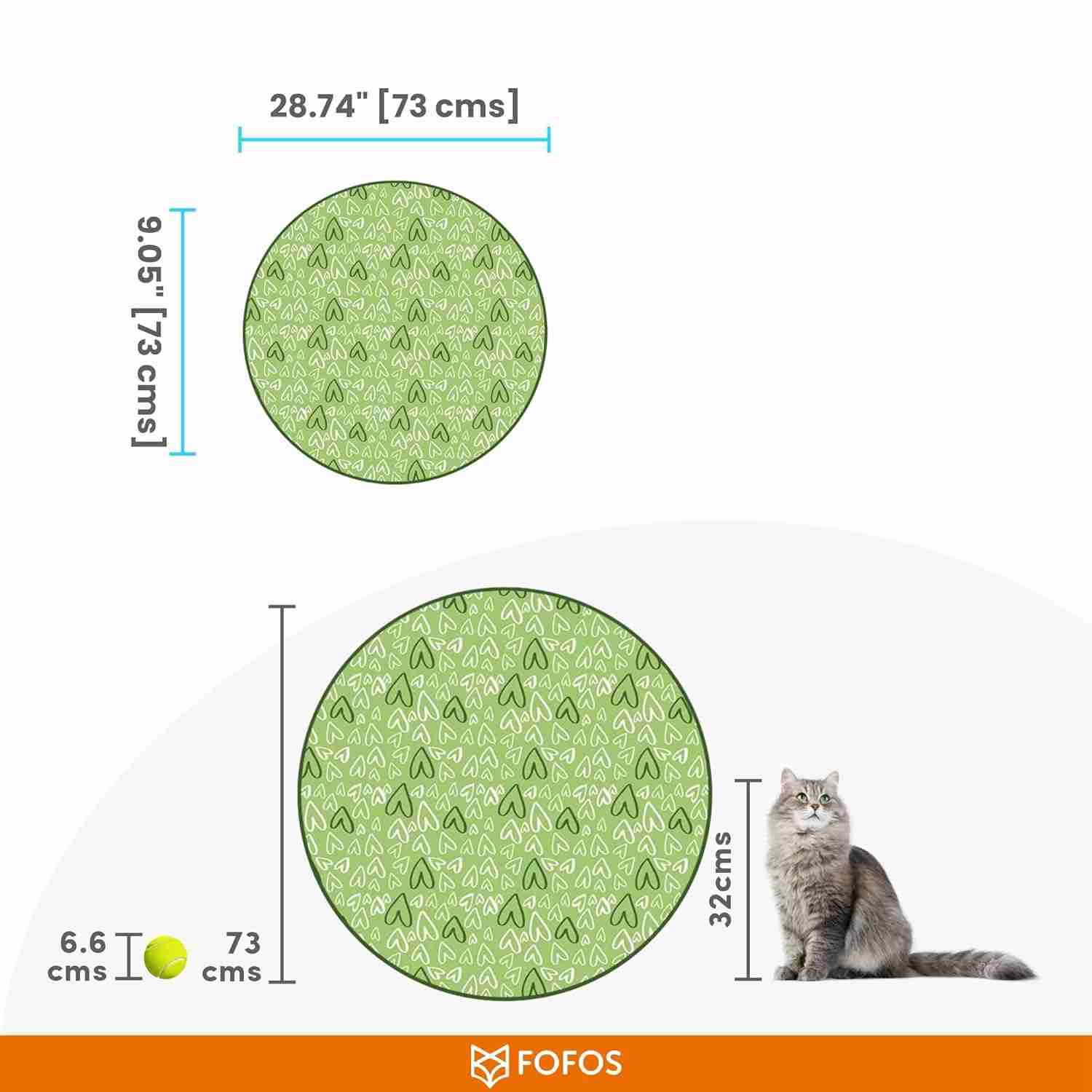 Barkbutler Fofofs Cat Magic Ball Cover, Green