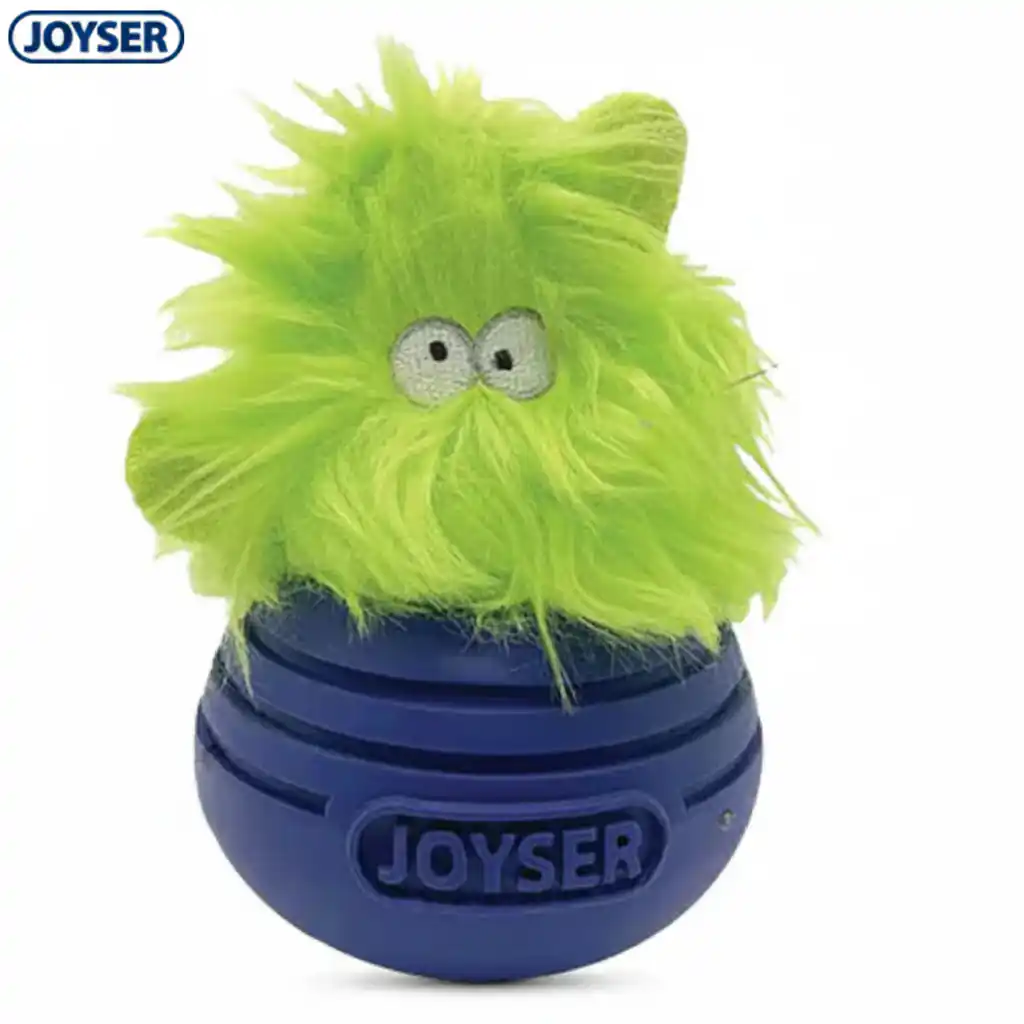 Joyser Woball Monster Dog Toy, Green/Blue (M-L)