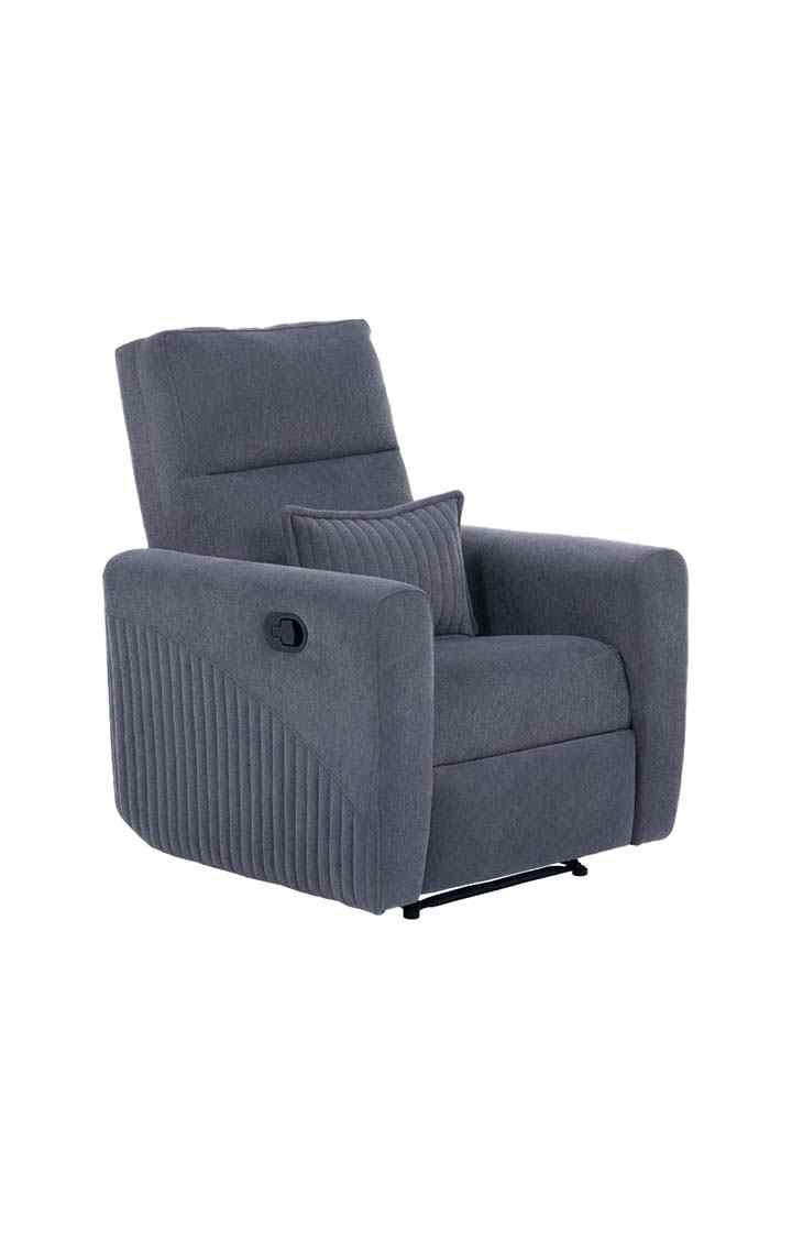neudot Eazy Boy Single Seater Fabric Recliner - Graphite Grey