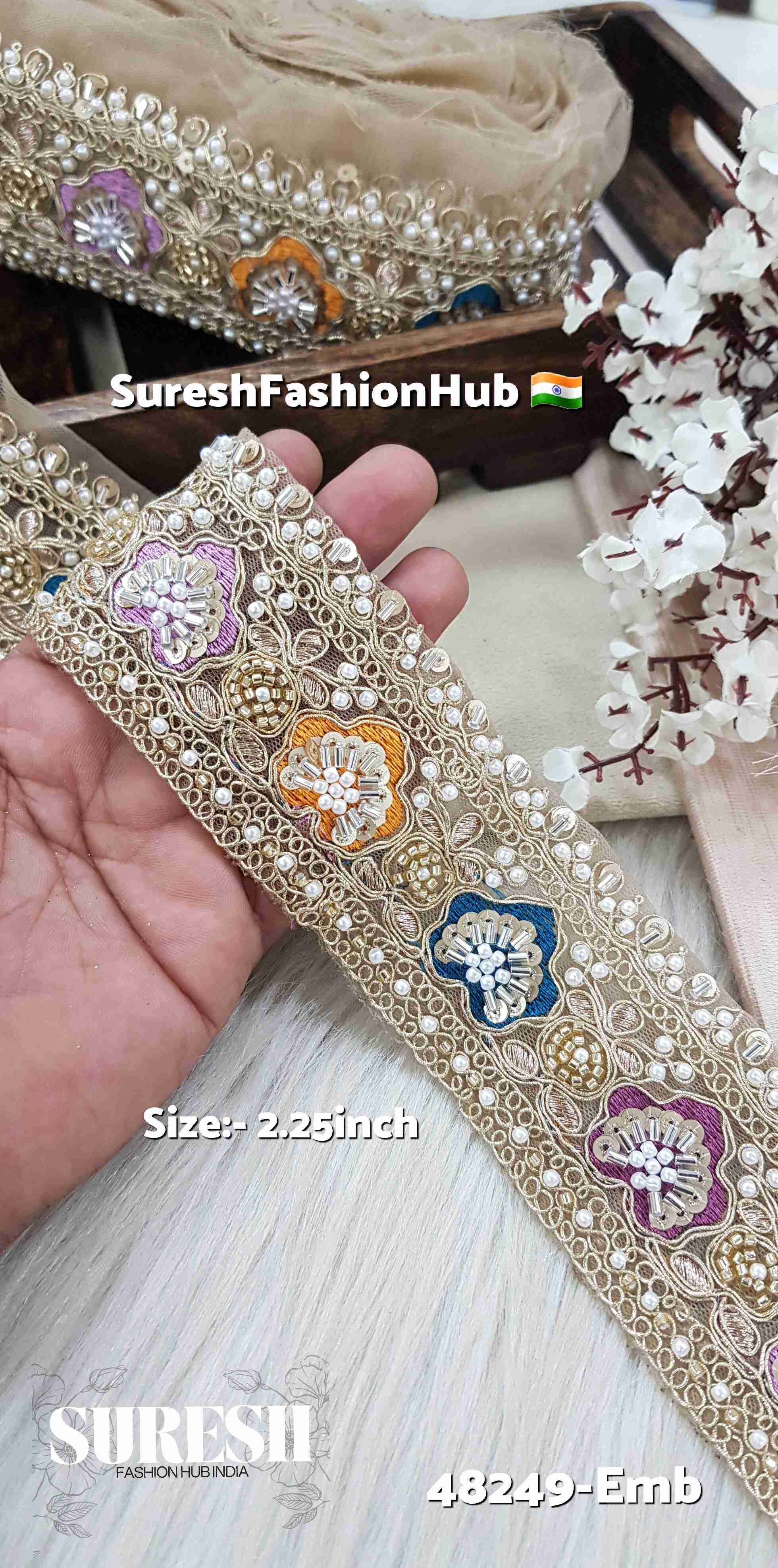 Sabyasachi-Inspired Embroidery Lace