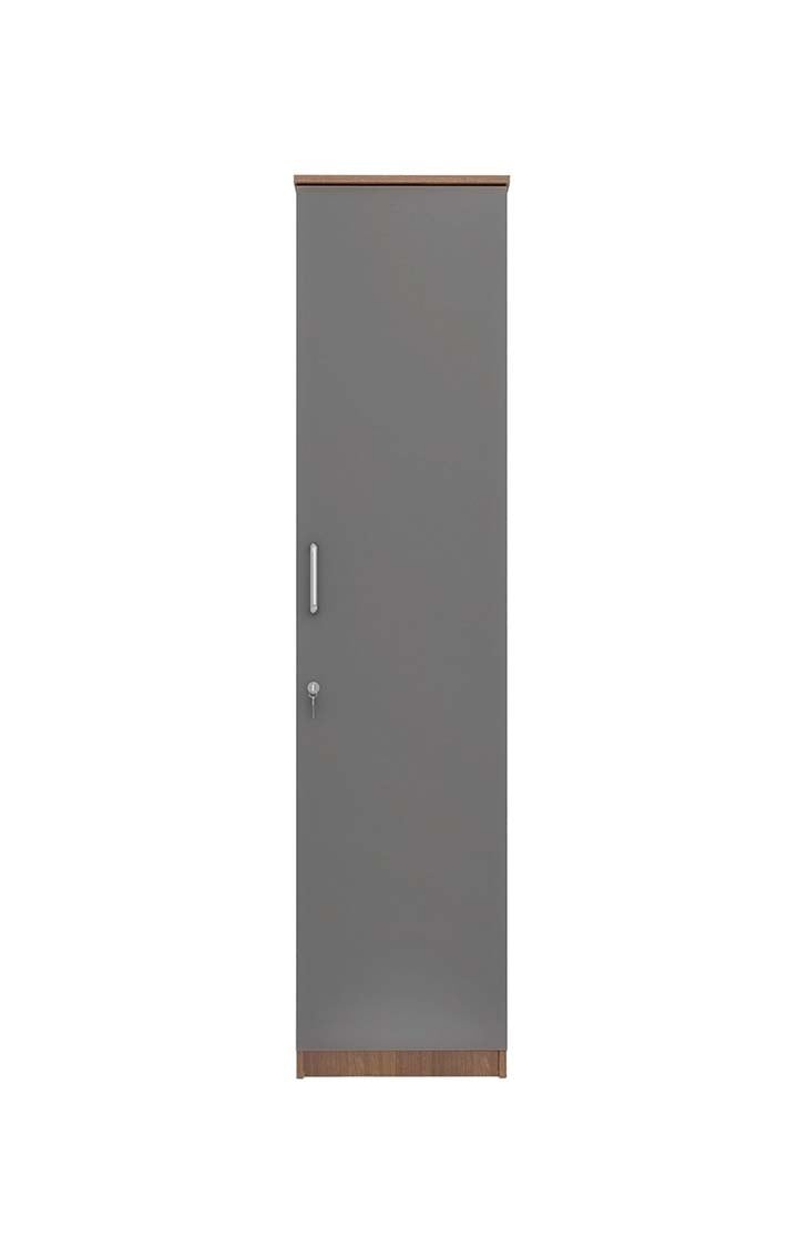 Adona Single Door Wardrobe - Grey