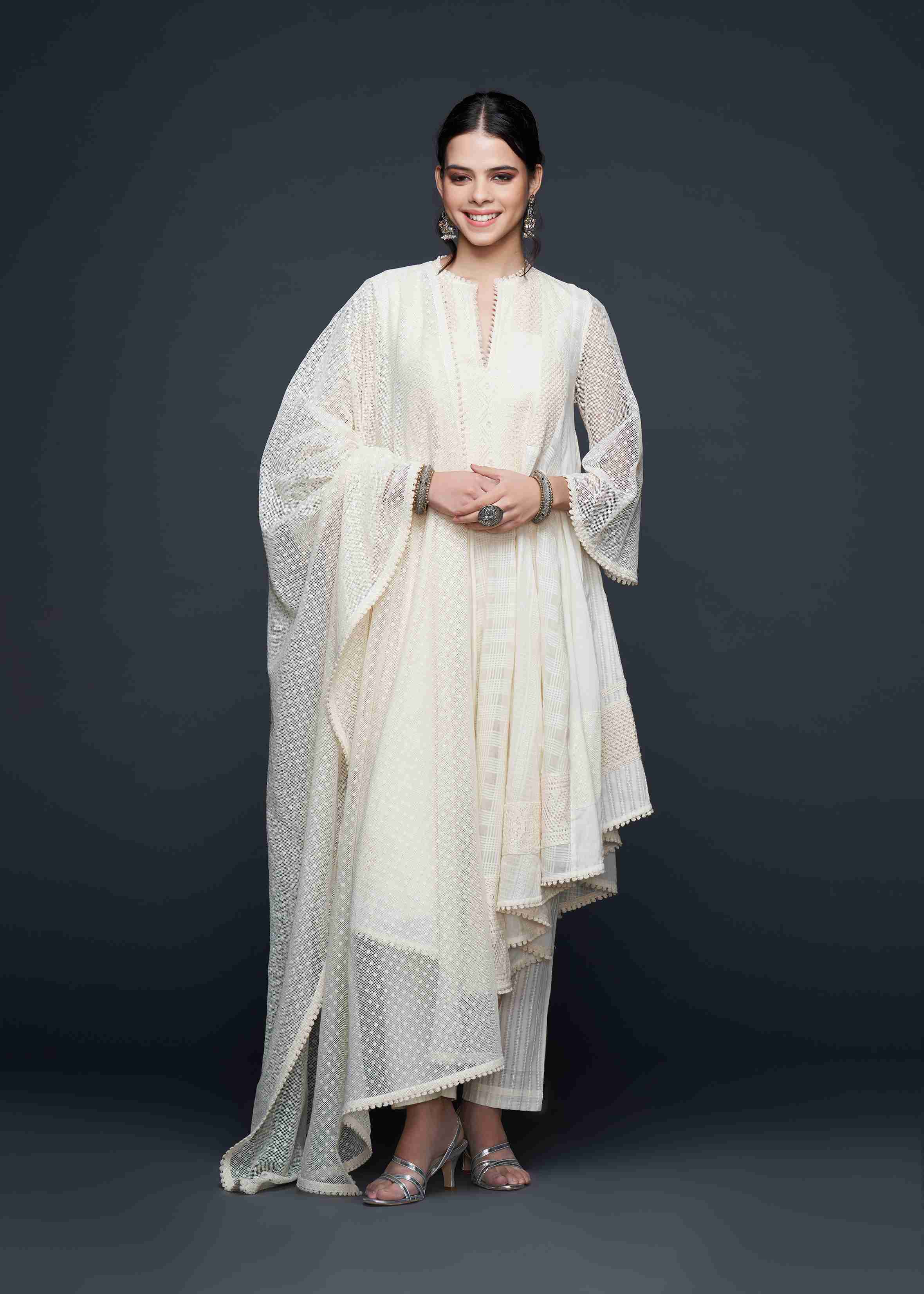 Off White Dupatta