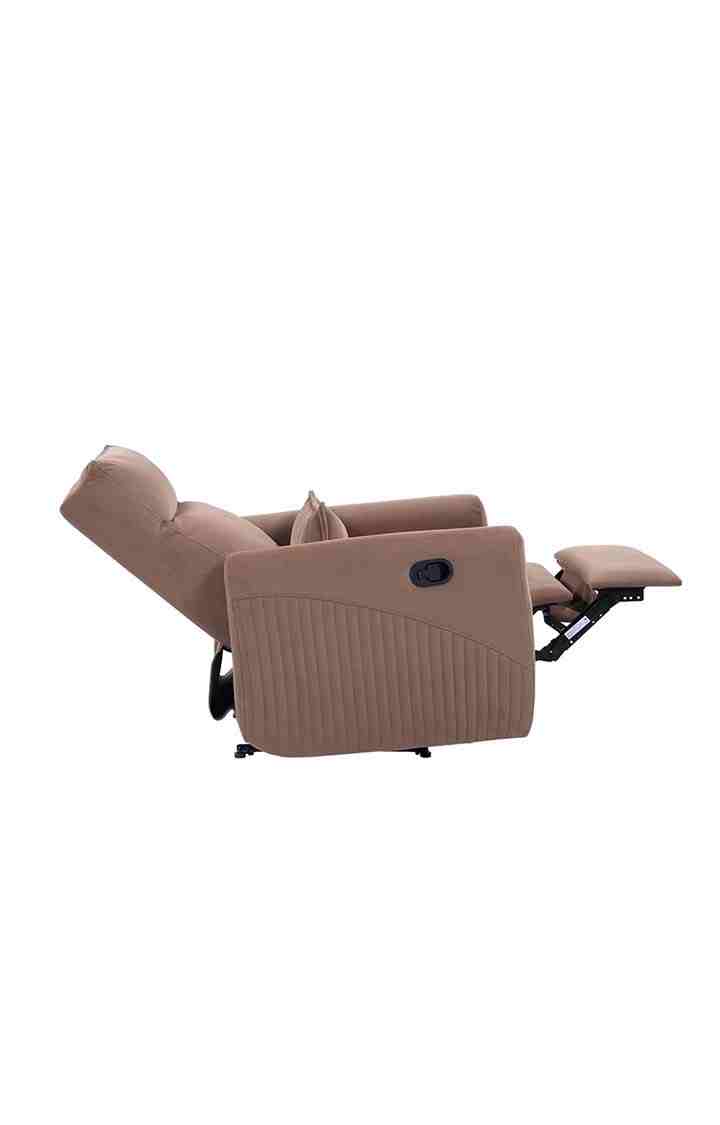 NEUDOT Eazy Boy Single Seater Fabric Recliner - Devine Brown