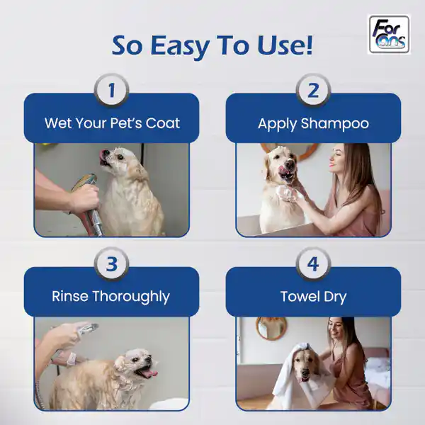 Forcans White Coat Aloe Shampoo for Dogs 750 ml