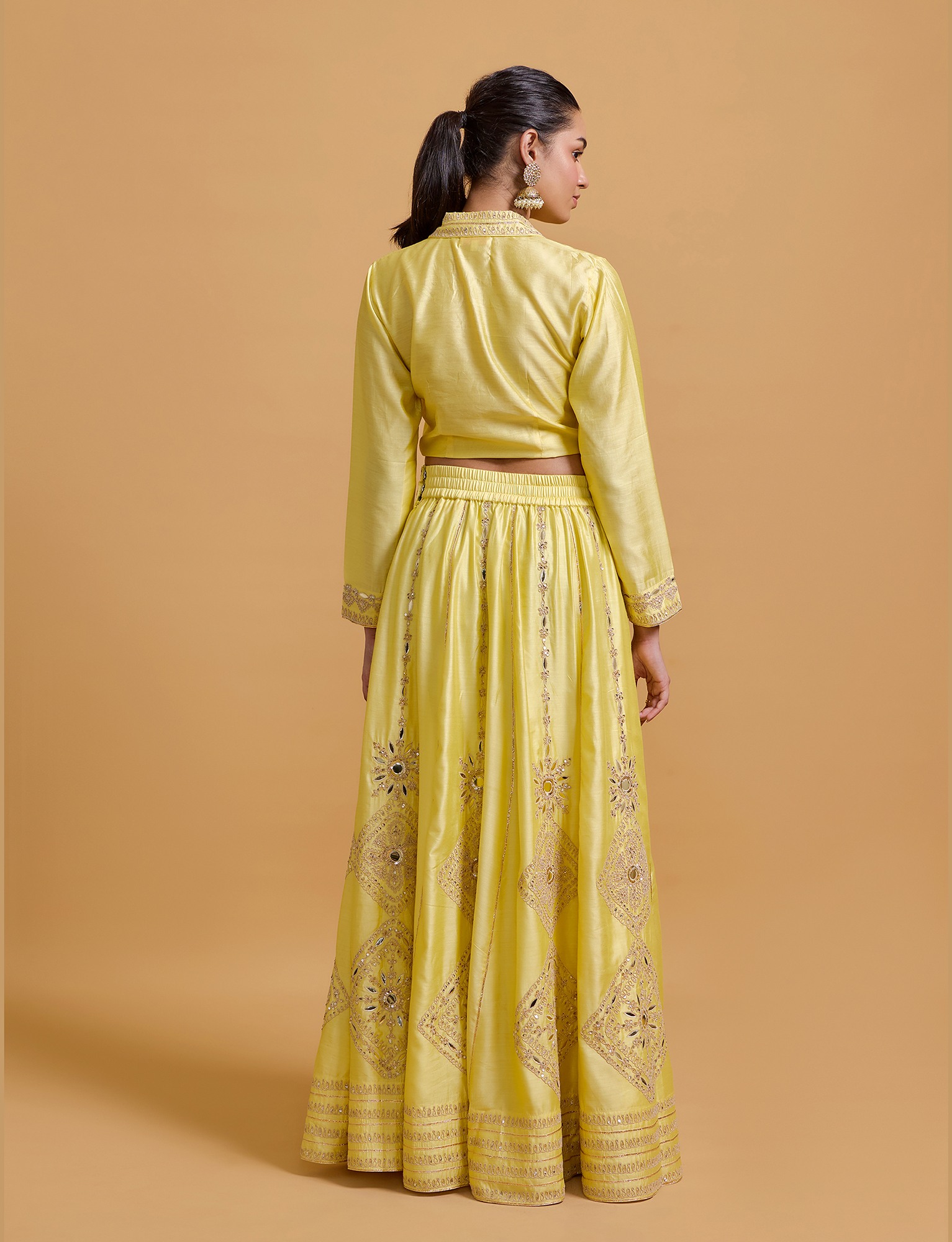 Zeenat Yellow Skirt
