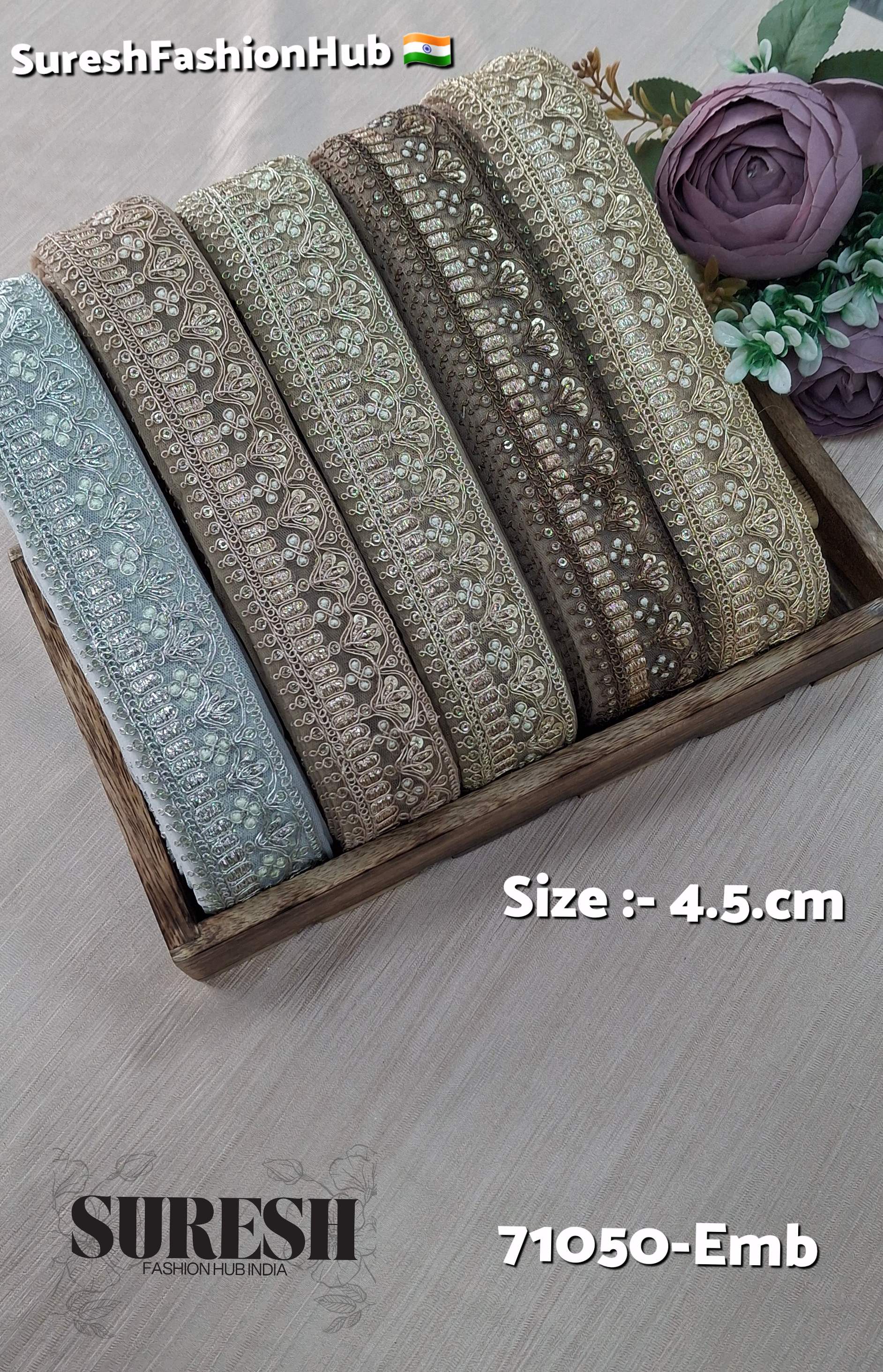 Pearl Royal Embroidery Lace