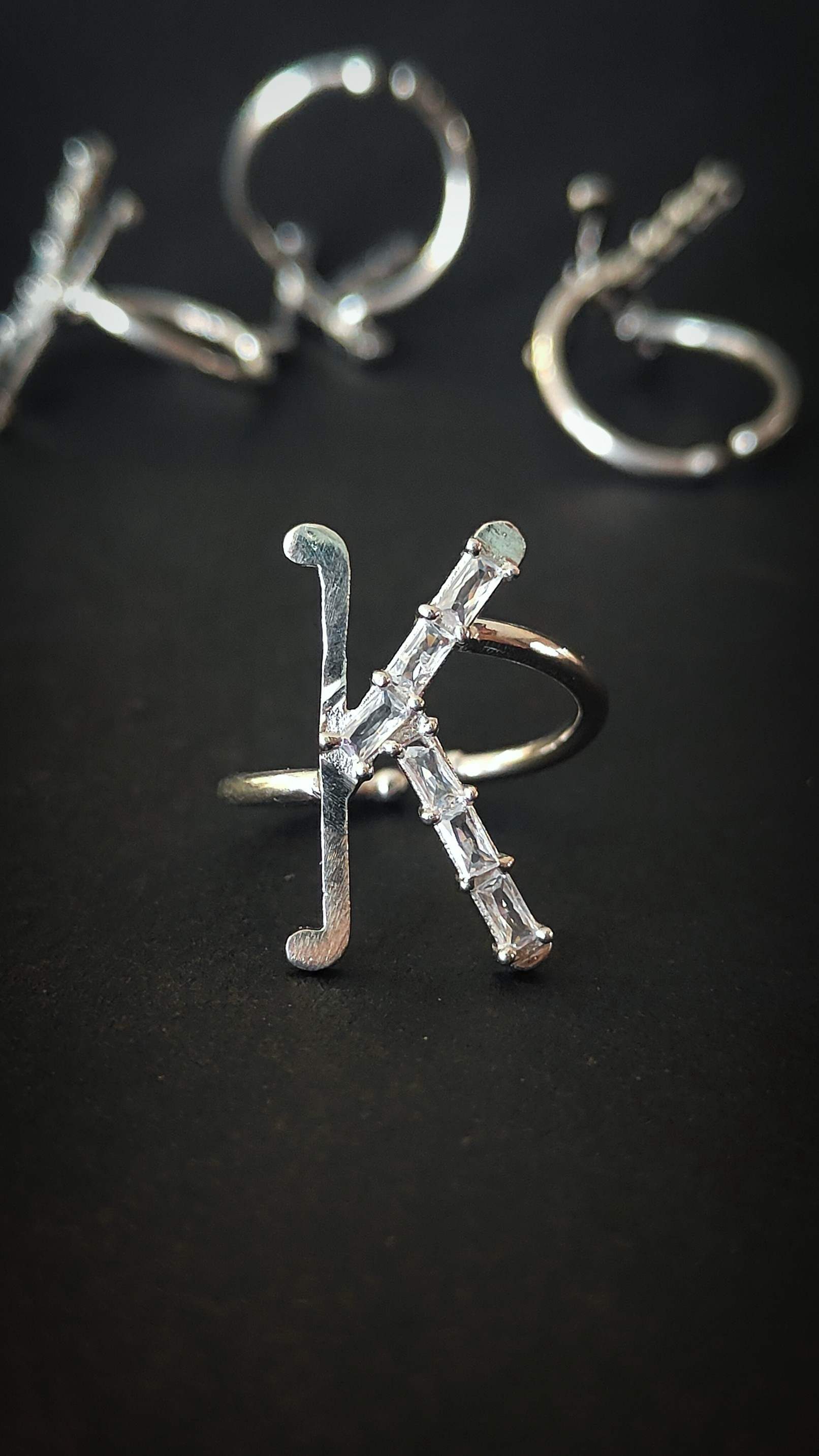 Smoked King' Studded Ring