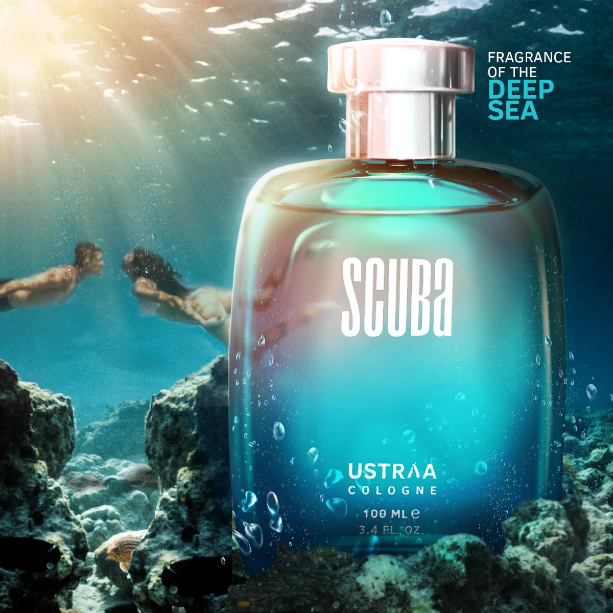 Ustraa | Cologne Scuba-100 ml. (Bottle) 2