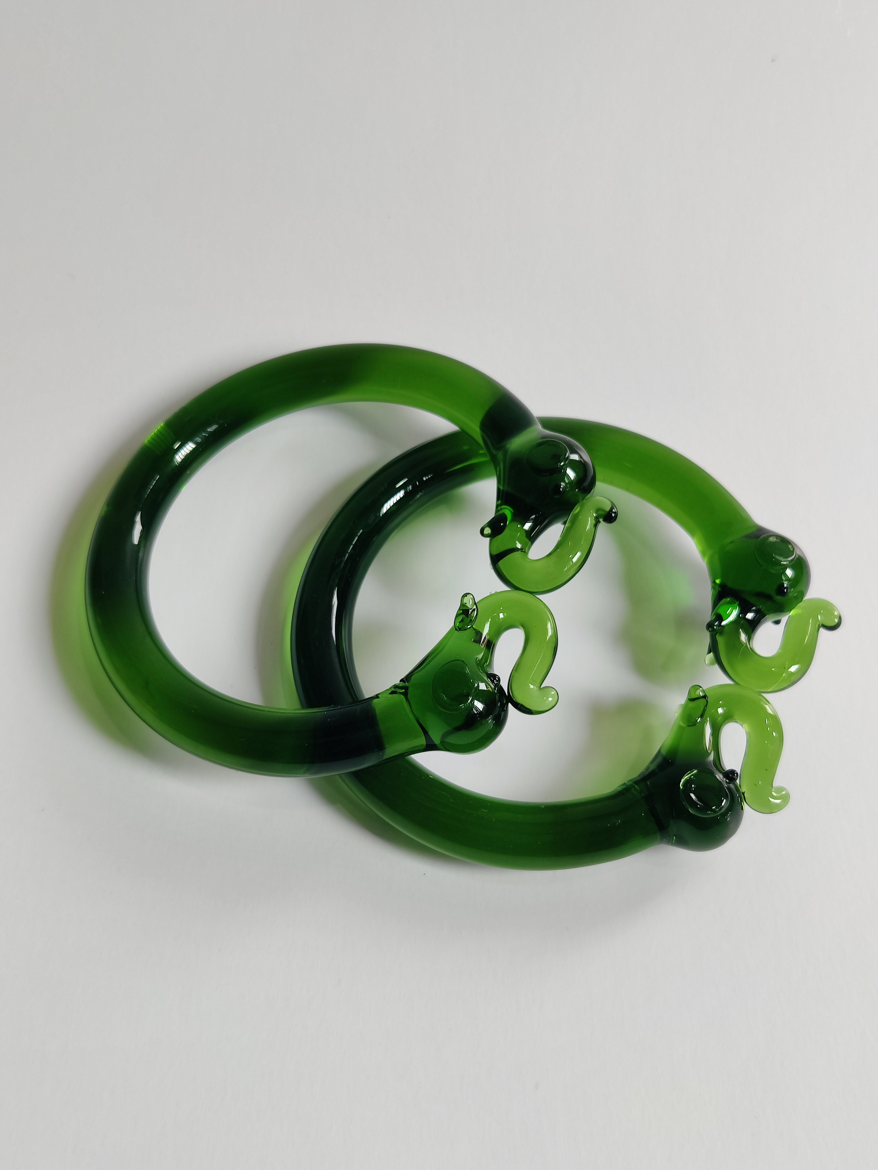 elephant bangle green