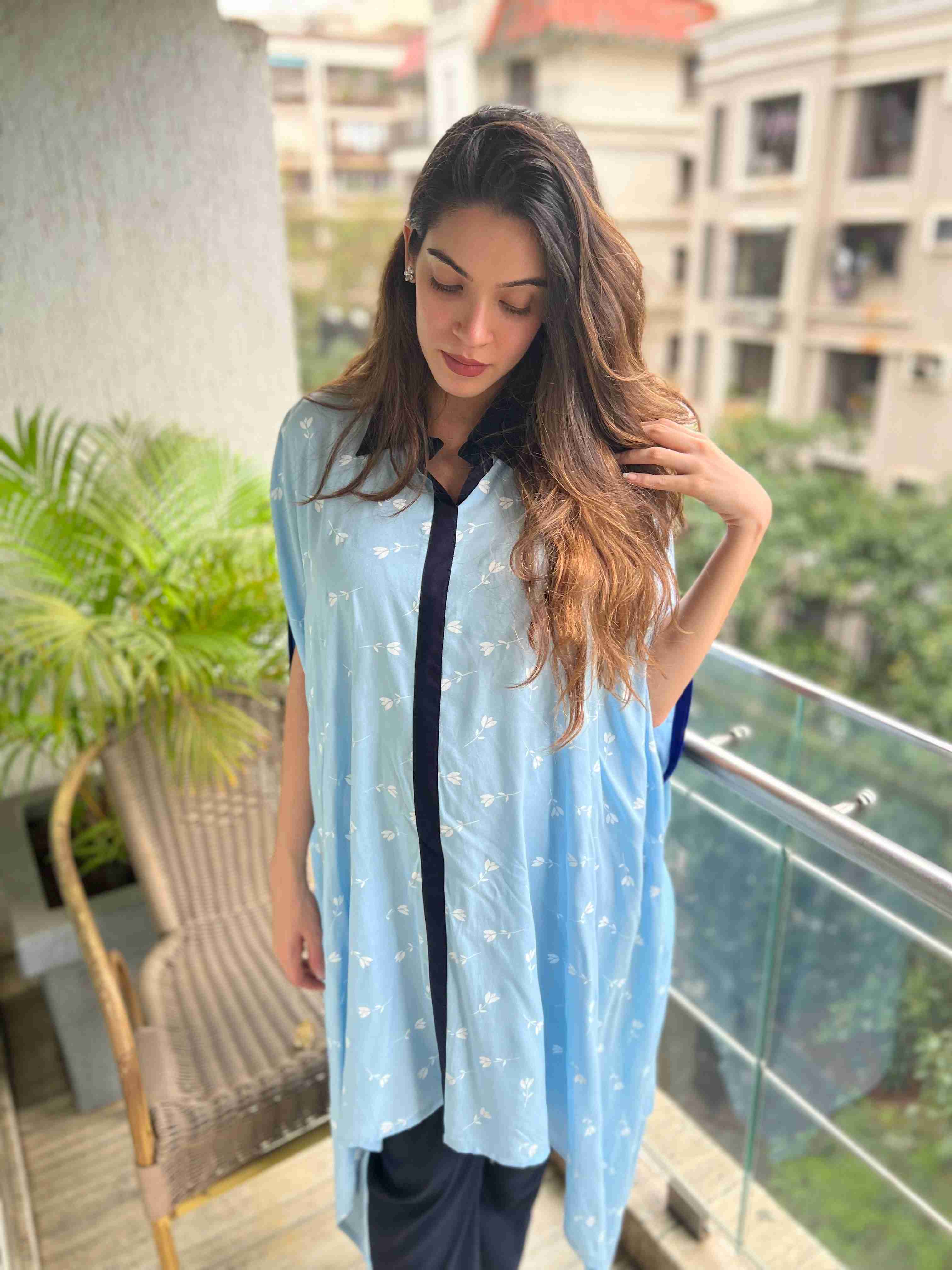 Summer blue Kaftan