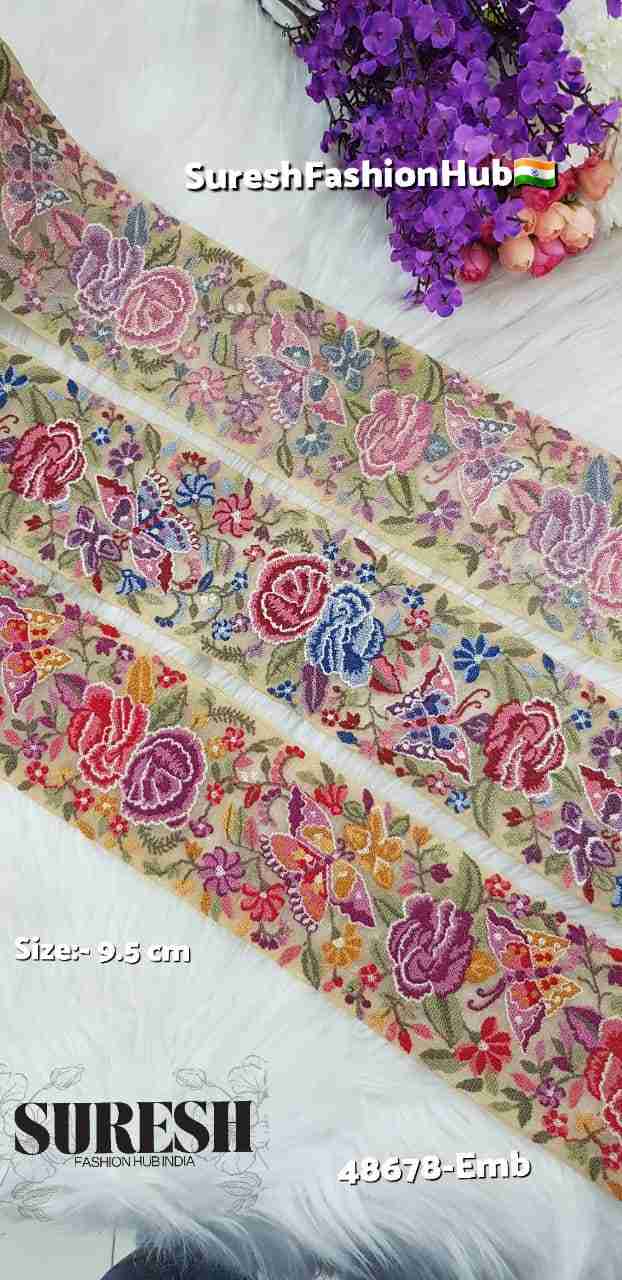 Butterfly Forest Cross Stitch Embroidery Lace – Color No. 4 – 48678-Emb