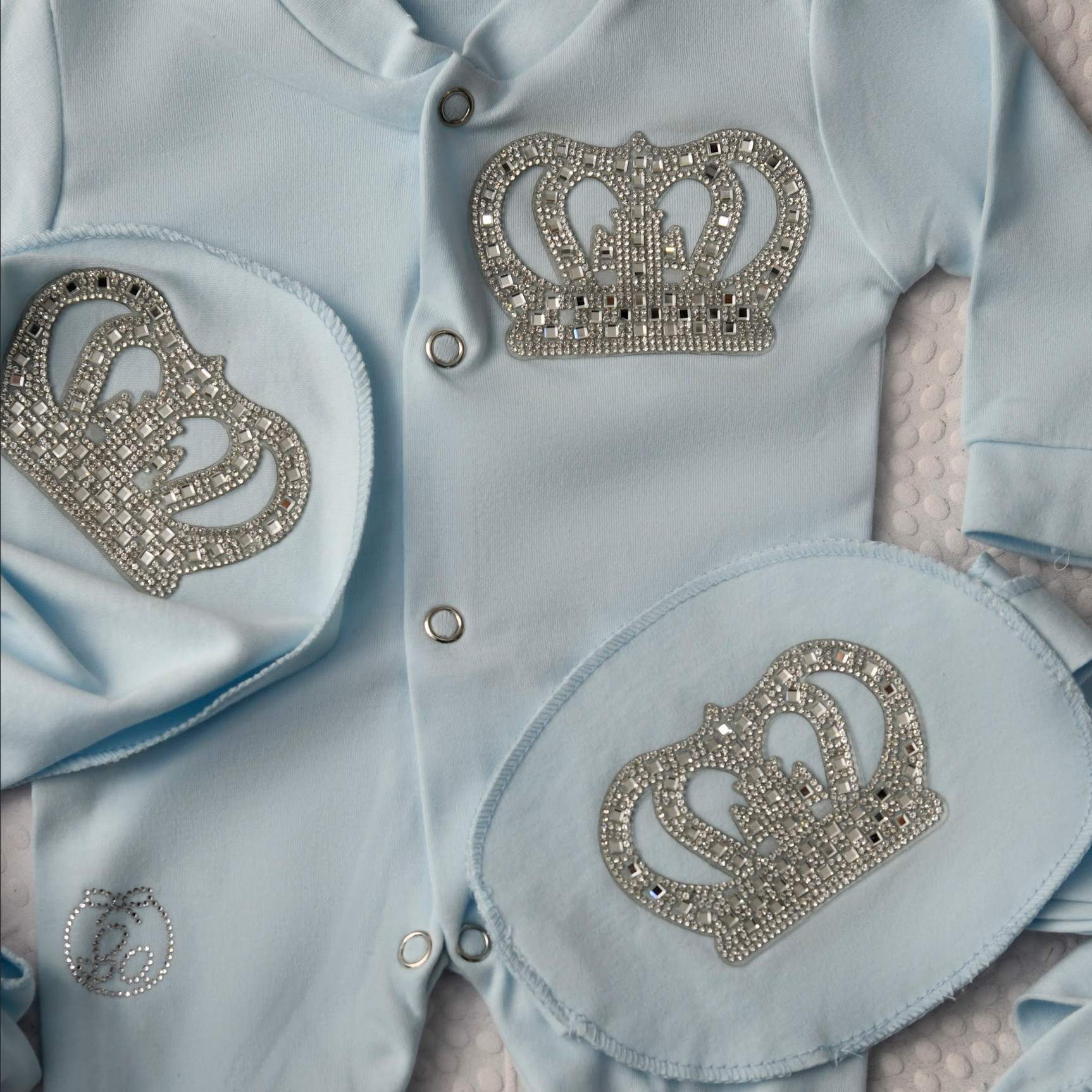 Princely Sapphire Romper Set